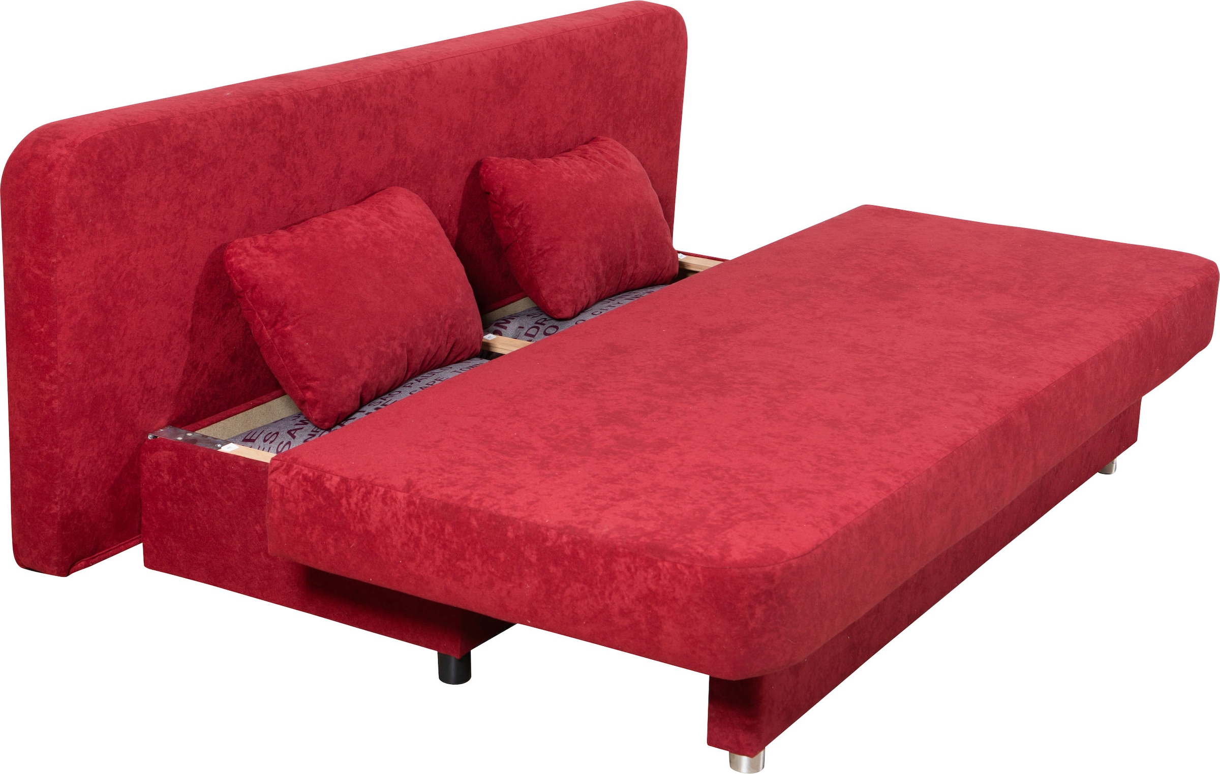 COLLECTION AB Schlafsofa »Ulla inkl. Bettfunktion und Bettkasten«, Schlafsofa,Bettfunktion,Bettkasten,inkl. Rückenkissen,Armlehnekissen