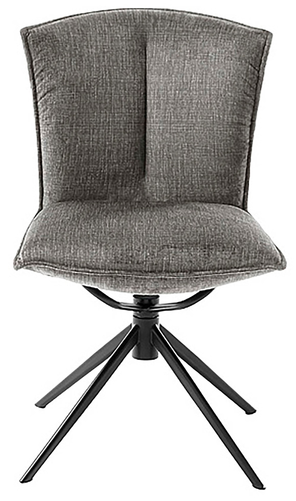 MCA furniture 4-Fußstuhl »NALON Esszimmerstuhl (2er Set) - Stuhl«, (Set), 2 St., Veloursstoff, 360° drehbar, Schwingfunktion, Metall, Veloursoptik, belastbar 120 kg