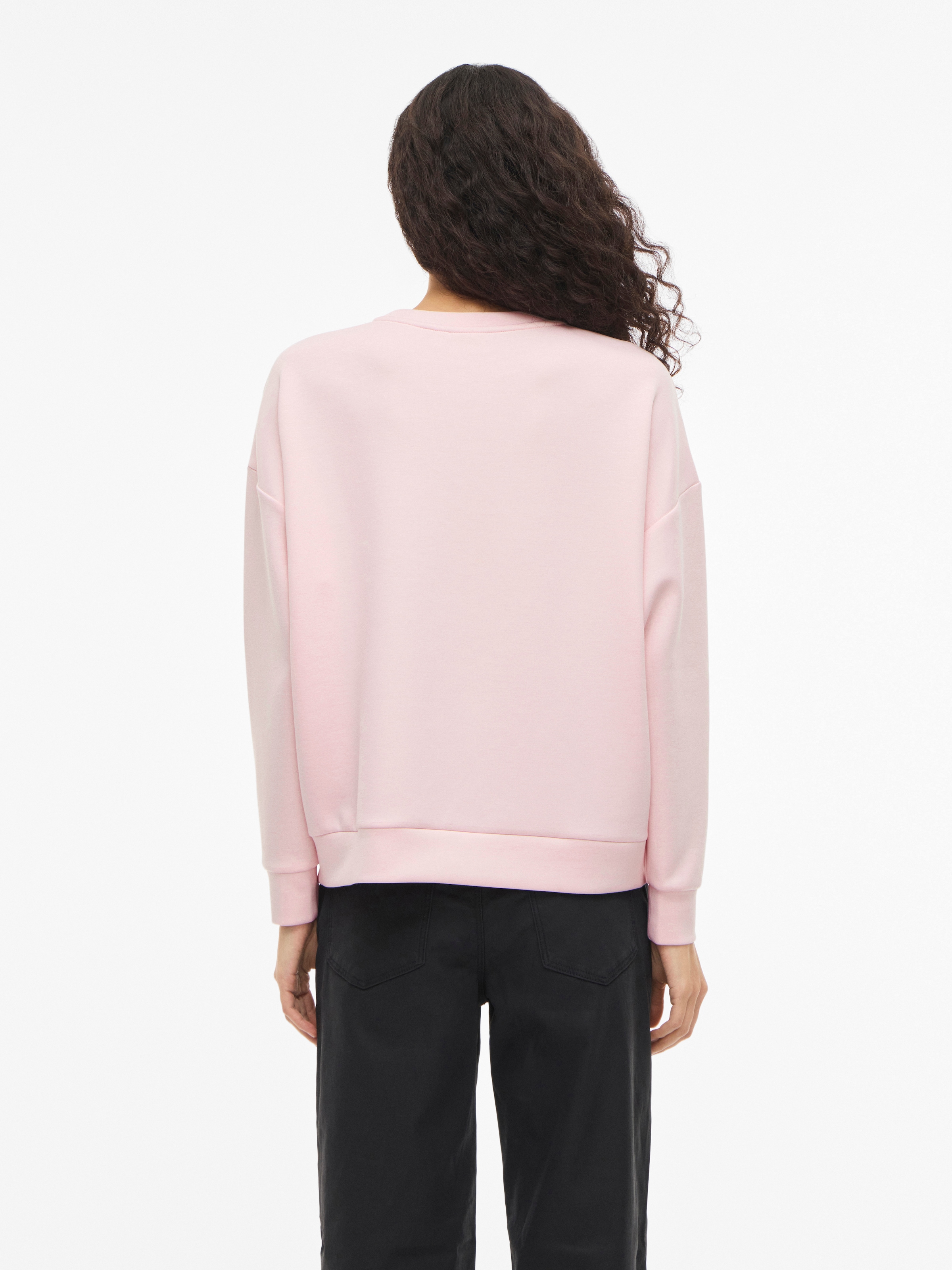 Vila Sweater »VISIFFI IMAGINE O-NECK L/S TOP/PB«
