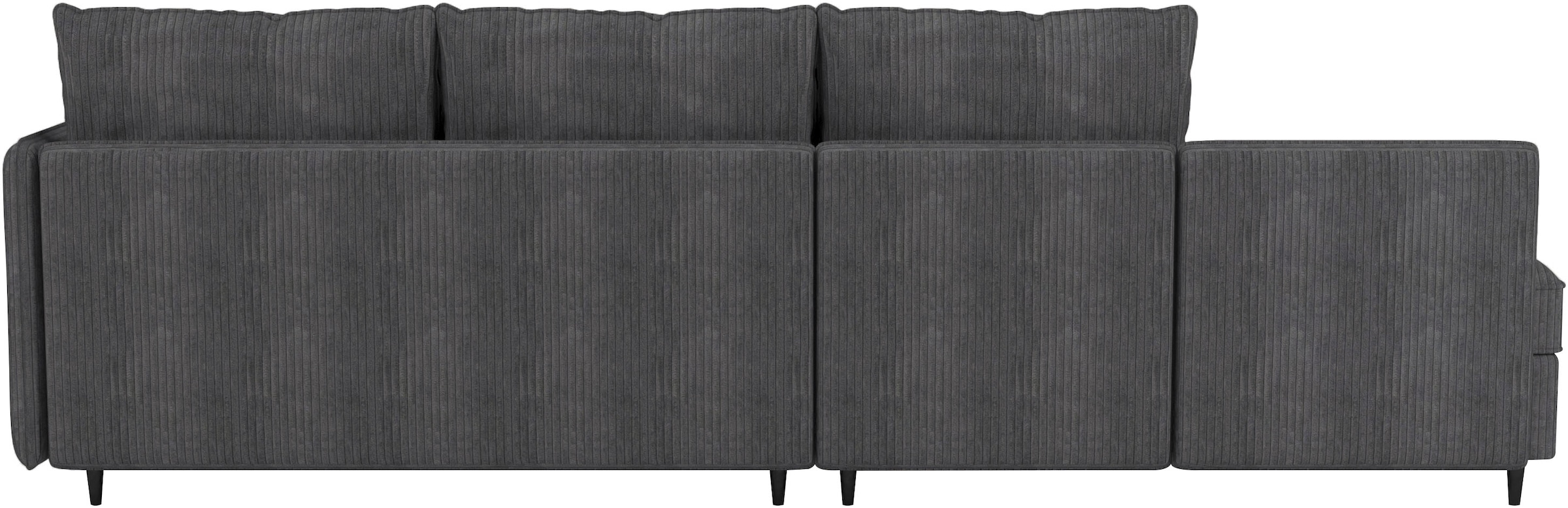 Dorel Home Ecksofa »LINDHUS, Cord, L-Form, Breite 194cm, verschiedene Stellvarianten« Recamiere, Stauraum, Modulsofa