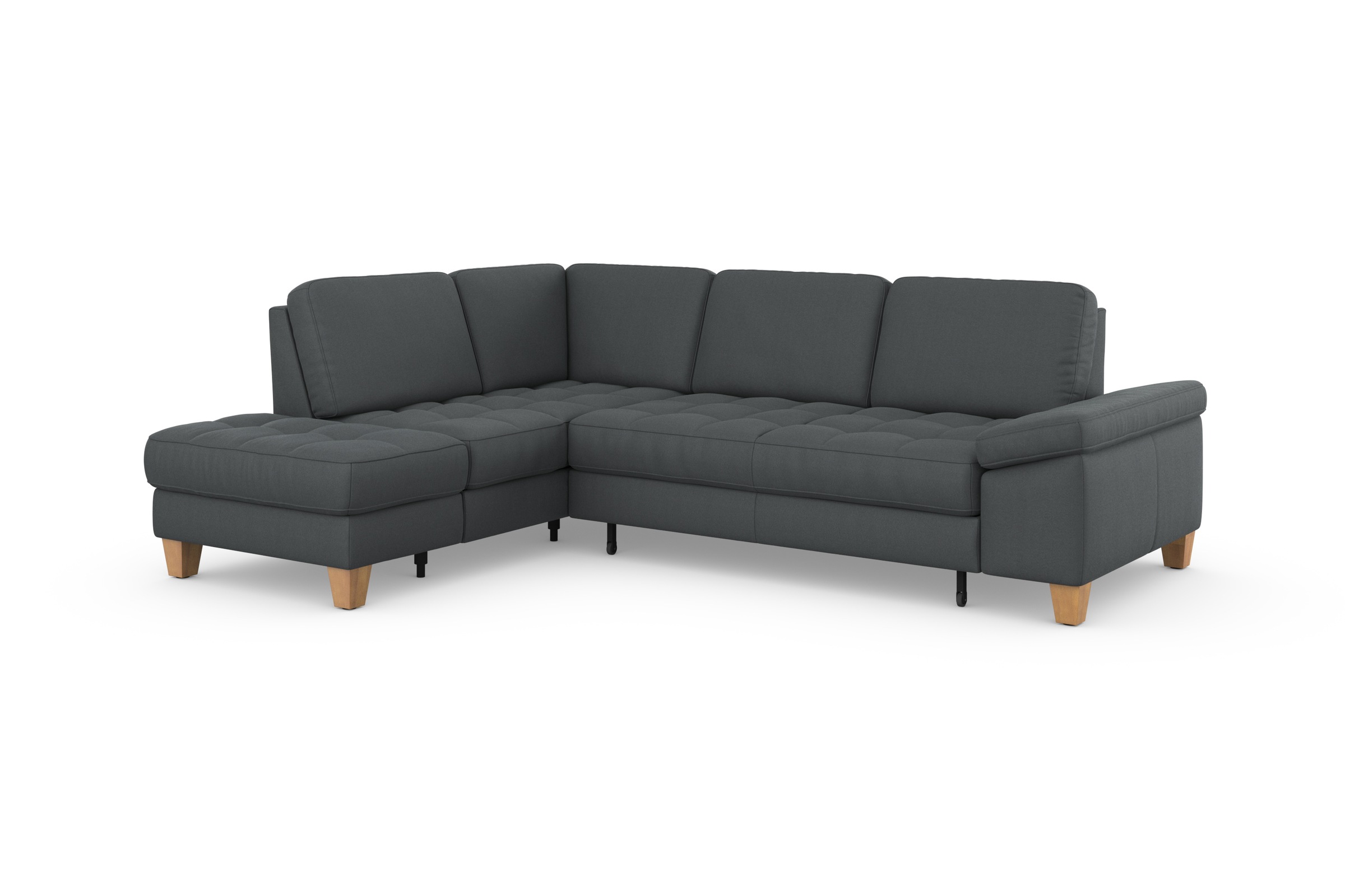 sit&more Ecksofa »Westham L-Form«, mit Ottomane, mit oder ohne Bettfunktion, Bettkasten, Verstellung