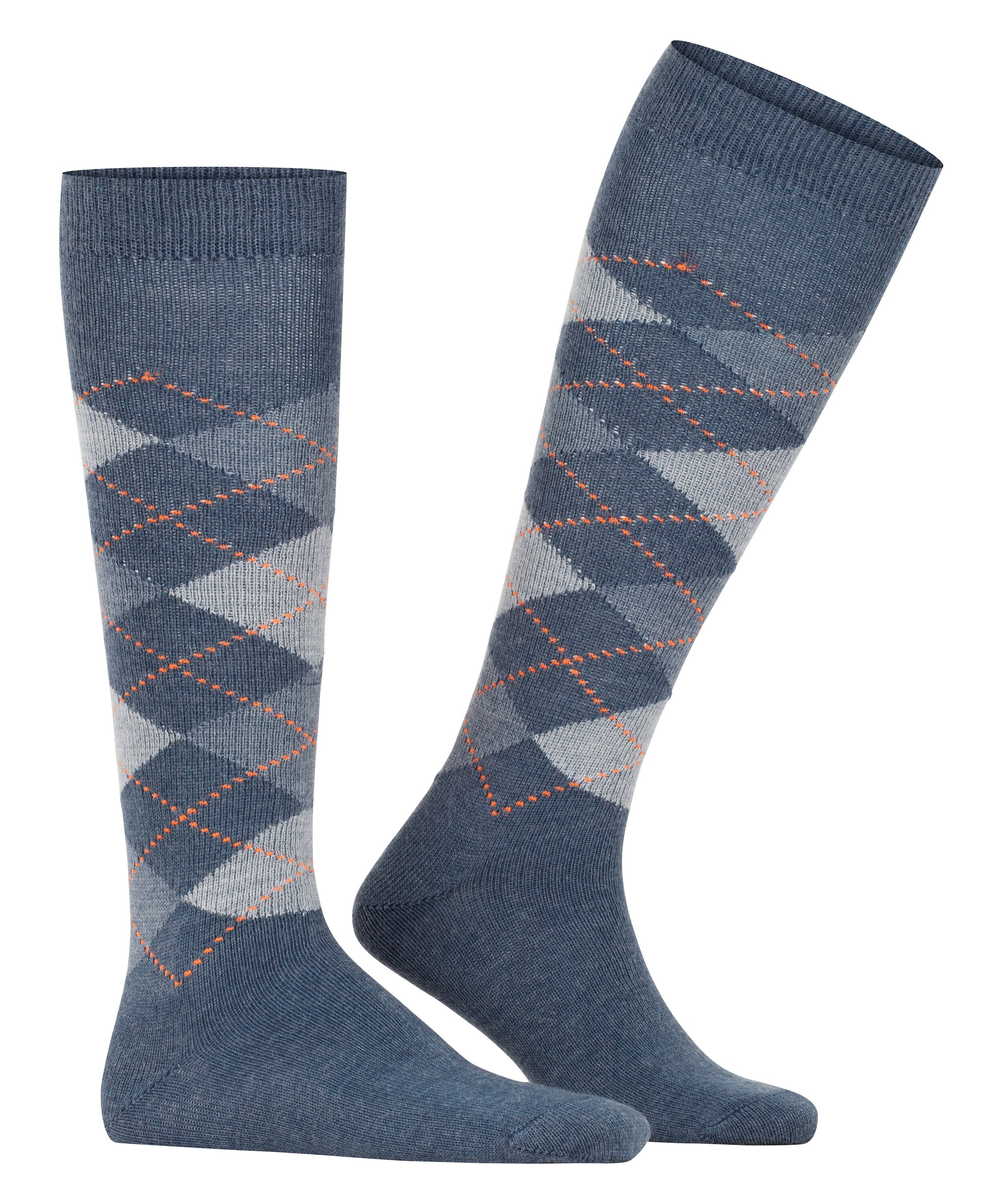 Burlington Kniestrümpfe »Preston« Einheitsgröße 40-46, Argyle-Muster, besonders weich