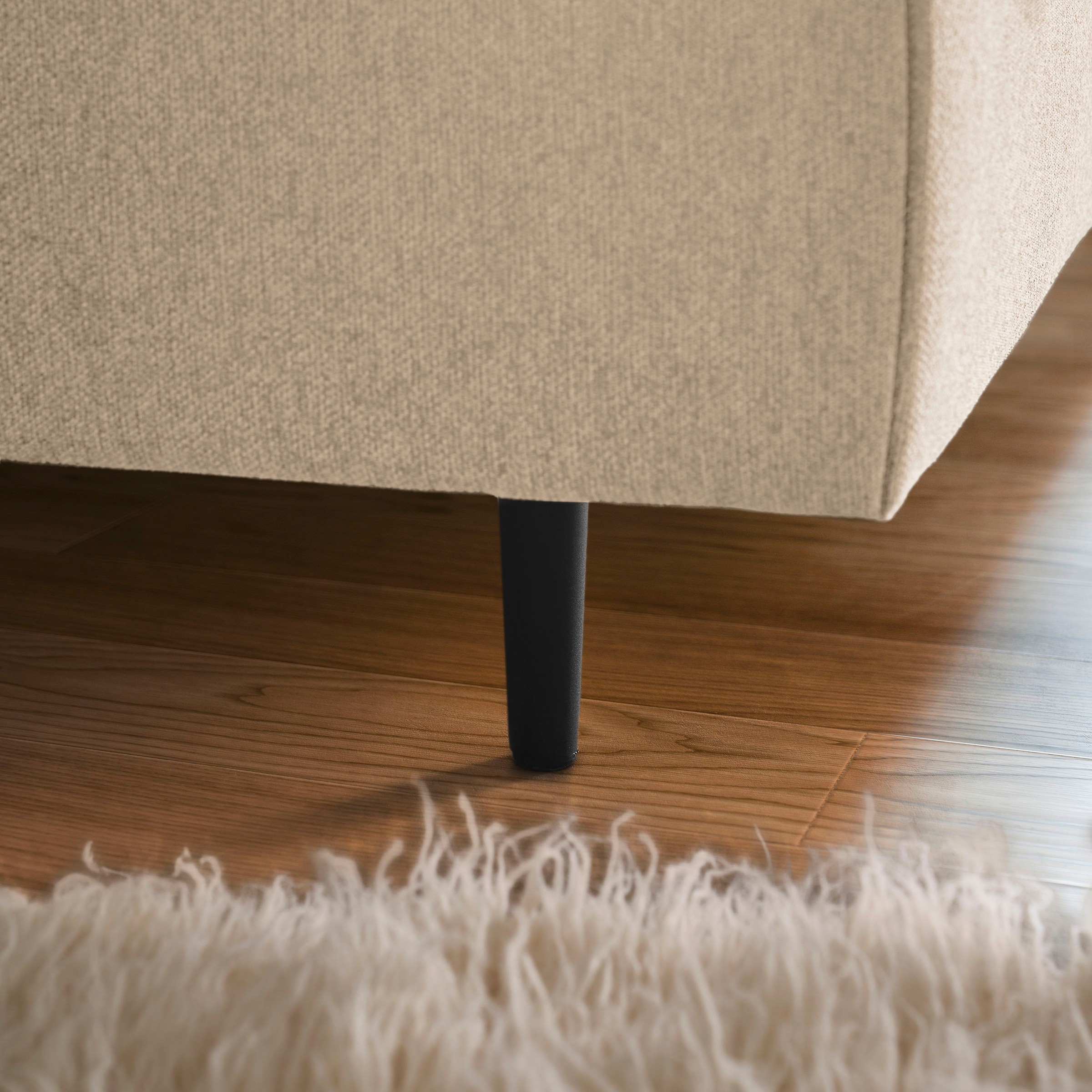 Home affaire Polsterbett »Lumira, rahmenhohes Design & wahweise Überlänge« inkl. 7-fache Einlegetiefenverstellung & saugroboterfreundliche Höhe