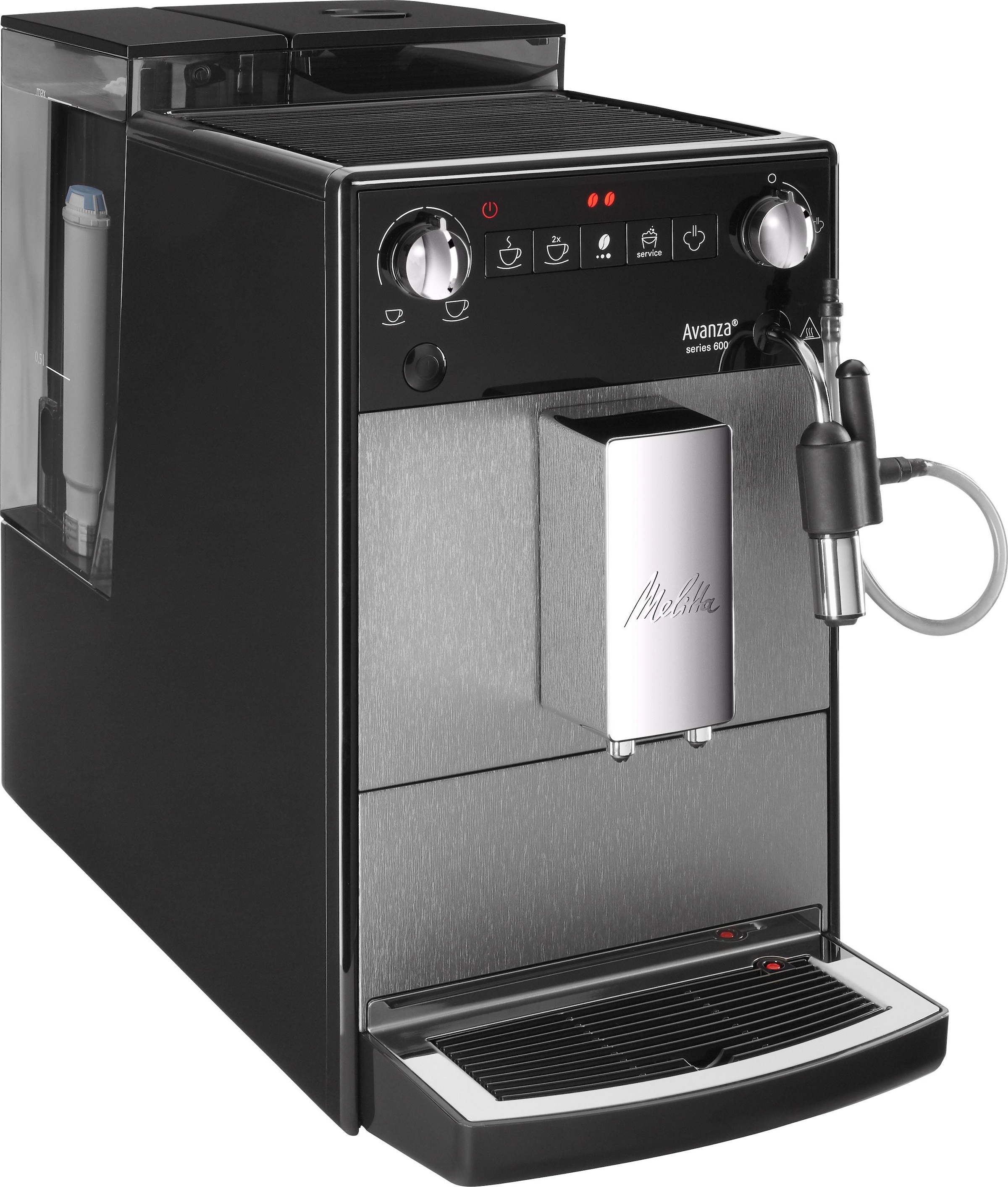 14. Bild von Melitta Kaffeevollautomat »Avanza® F270-100 Mystic Titan«, Kompakt, aber XL Wassertank & XL Bohnenbehälter, Milchschaum-System