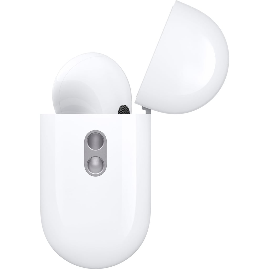 Apple In-Ear-Kopfhörer »AirPods Pro (2. Gen. 2023) mit MagSafe Case (USB-C)«, Bluetooth, Active Noise Cancelling (ANC)-Freisprechfunktion-Transparenzmodus-kompatibel mit Siri