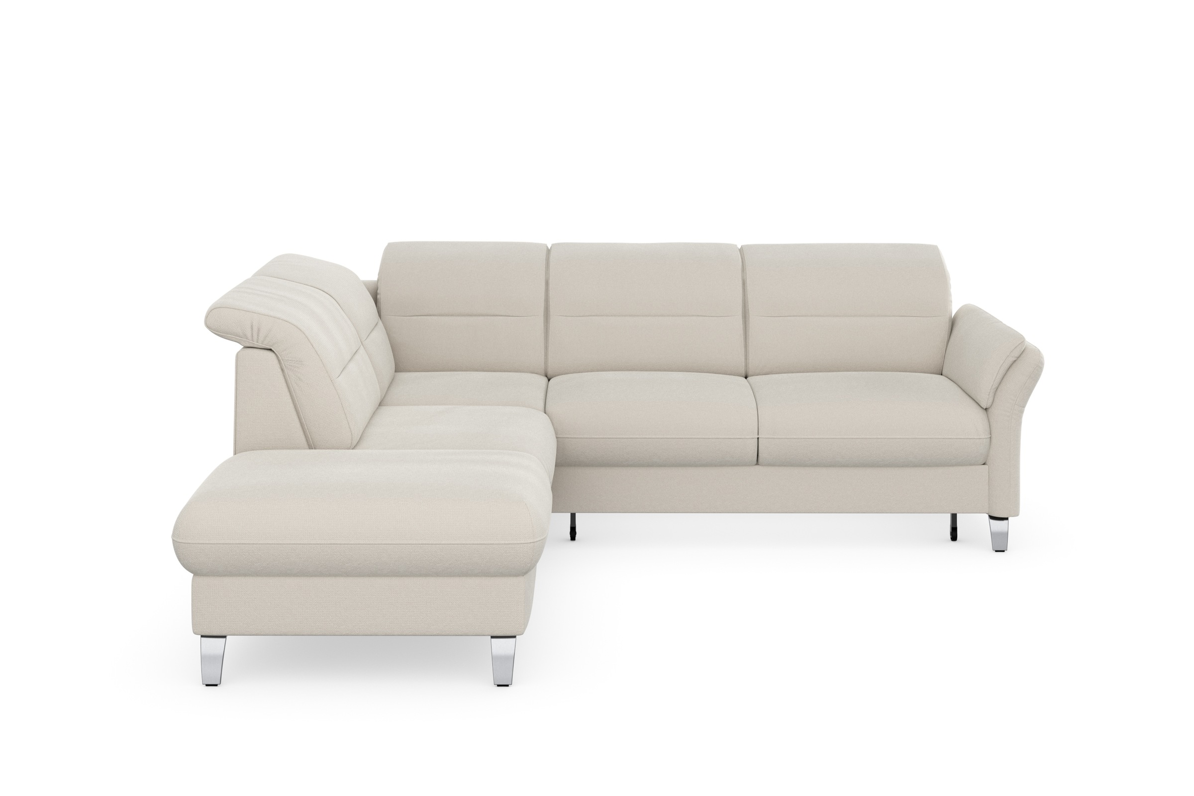 sit&more Ecksofa »Grenoble L-Form mit Federkern«, wahlweise mit Bettfunktio günstig online kaufen