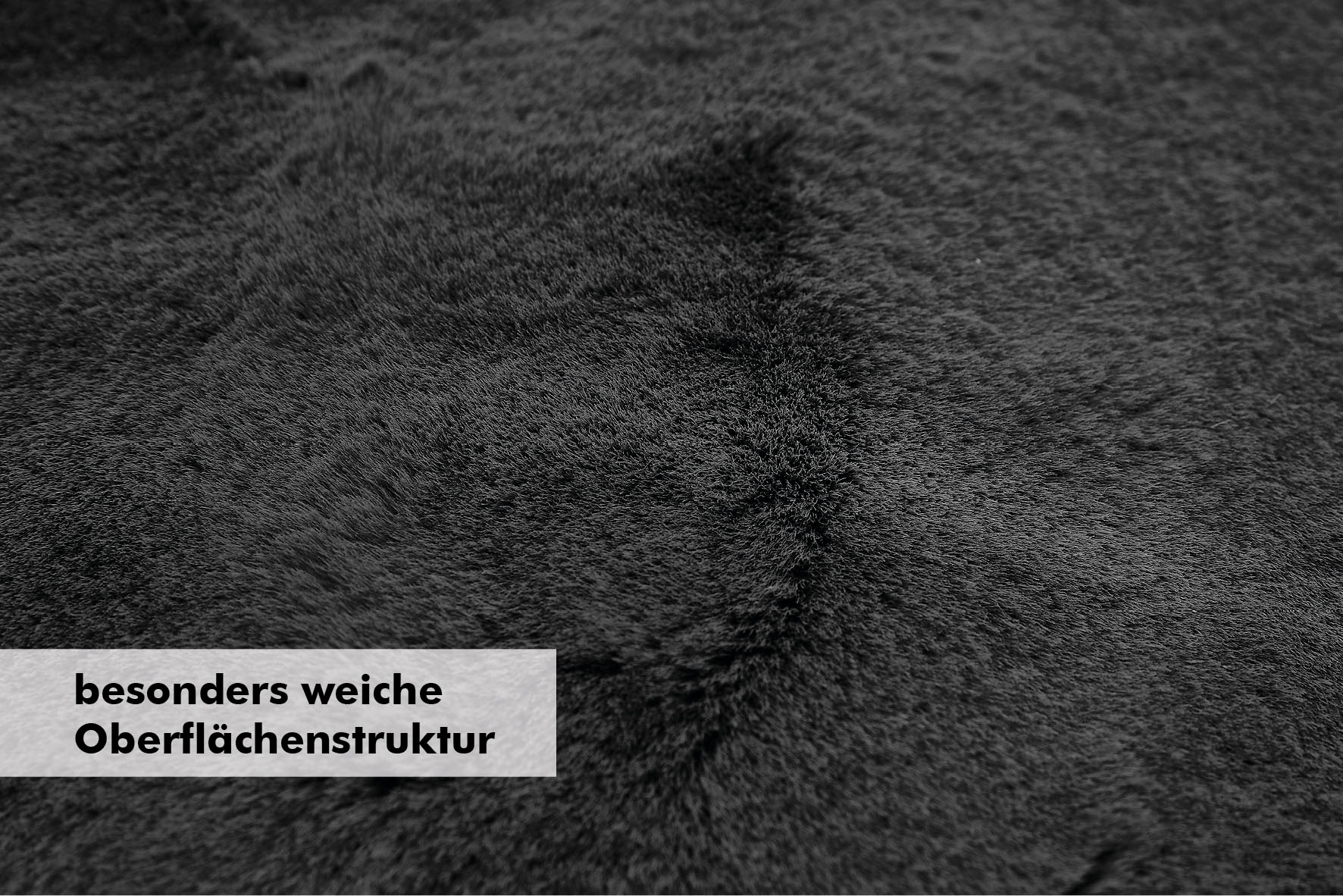 LUXOR living Fellteppich »Novara«, rund, 30 mm Höhe, Kunstfell, Kaninchenfell-Haptik, besonders weicher Hochflor