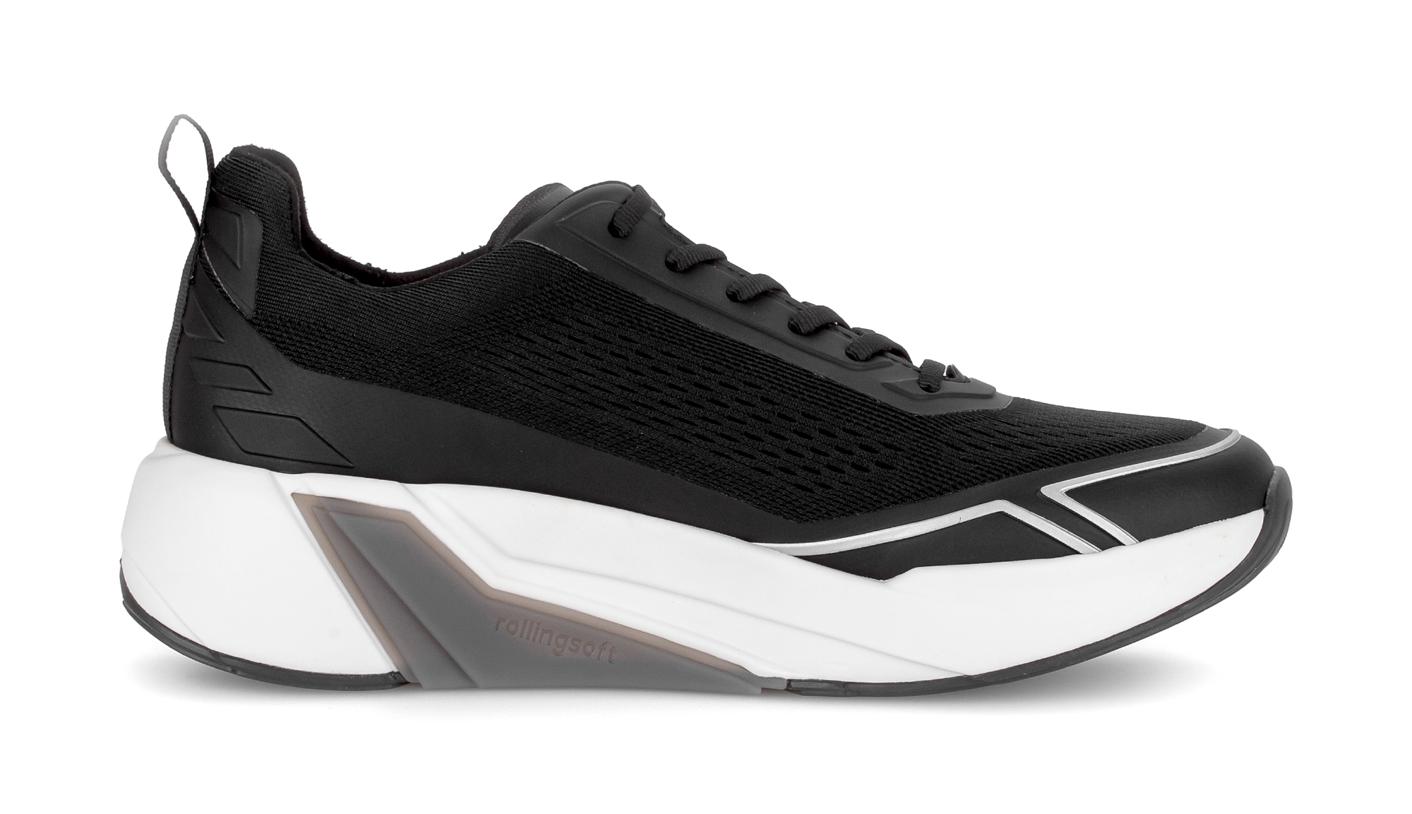 Gabor Rollingsoft Keilsneaker  , Schnürschuh, Halbschuh mit rollingsoft-Laufsohle, G-Weite