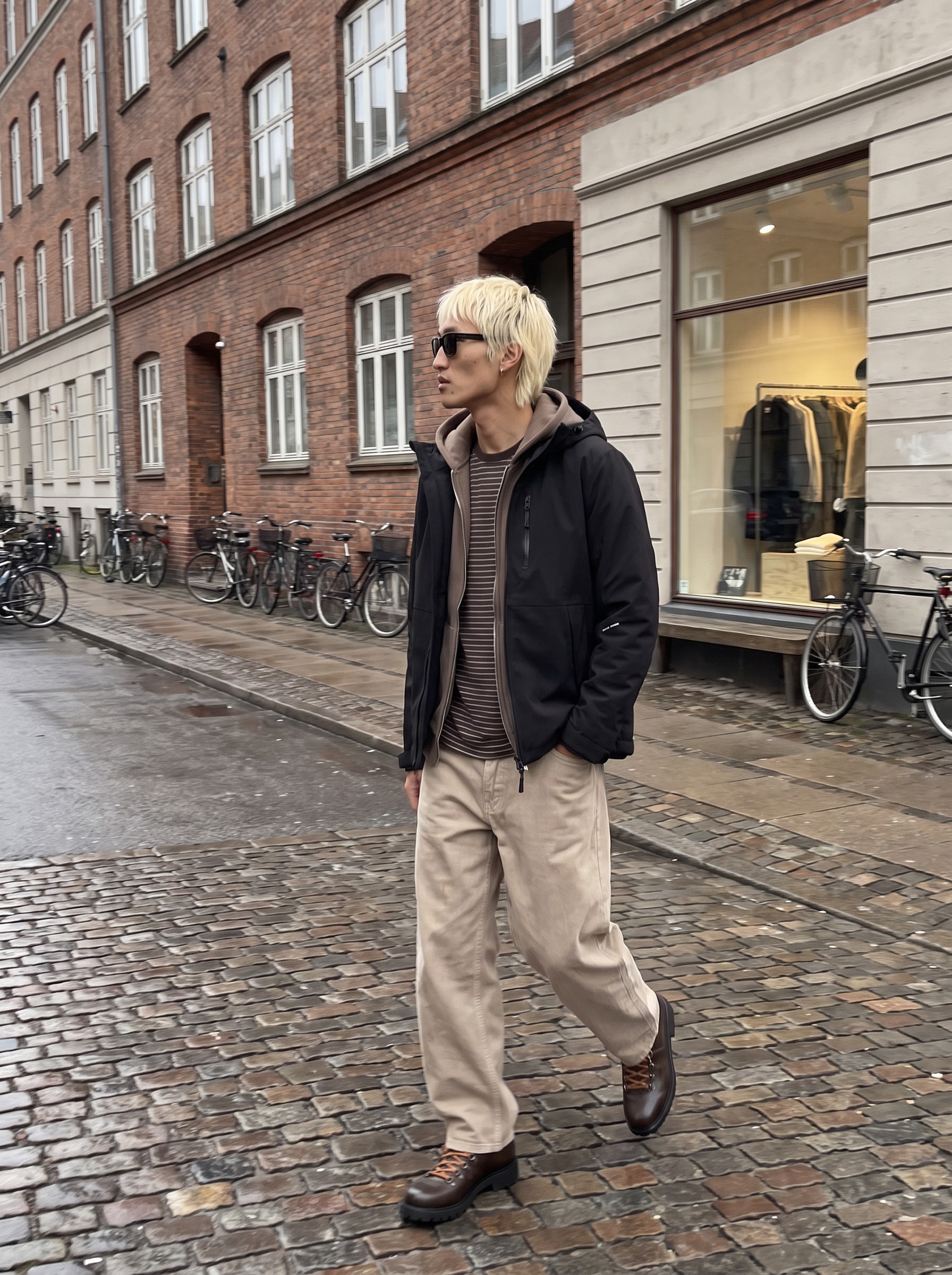 Jack & Jones Funktionsjacke »JCOLEGACY TECHNICAL SHELL JACKET SN« mit Kapuze Kunstfaser