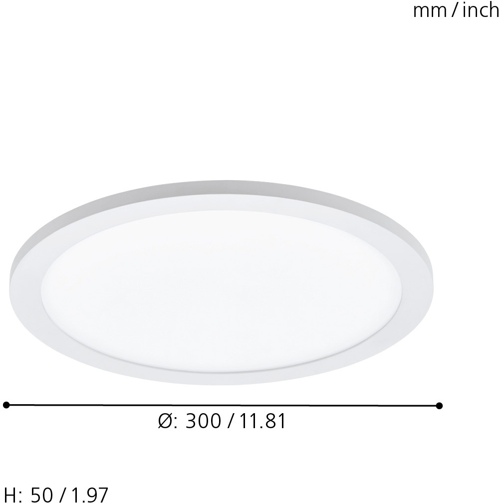 EGLO Deckenleuchte »SARSINA-C«, 1 flammig, Leuchtmittel LED-Board   LED fes günstig online kaufen