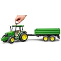Bruder® Spielzeug-Traktor »John Deere 5115M mit Bordwandanhänger«, mit Anhänger, Made in Germany