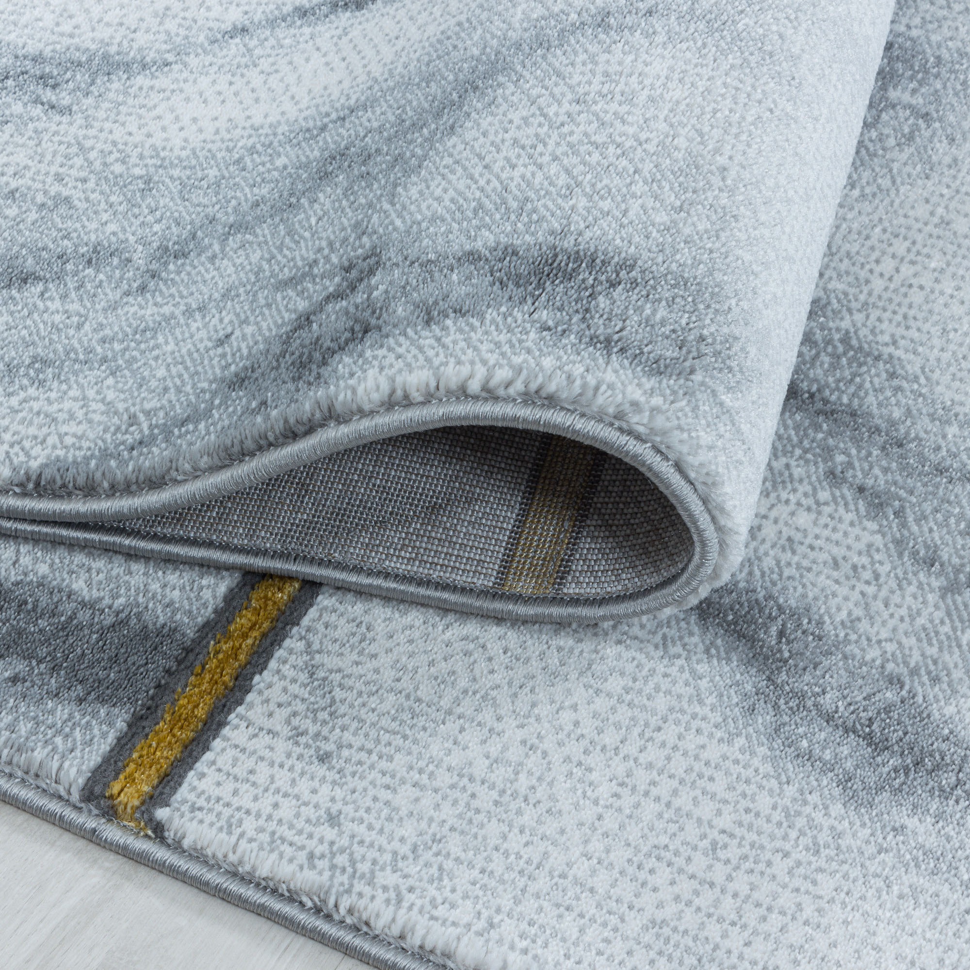 Ayyildiz Teppiche Teppich »NAXOS 3816«, rechteckig, 12 mm Höhe, Läufer, Marmor Optik, Kurzflor, Wohnzimmer