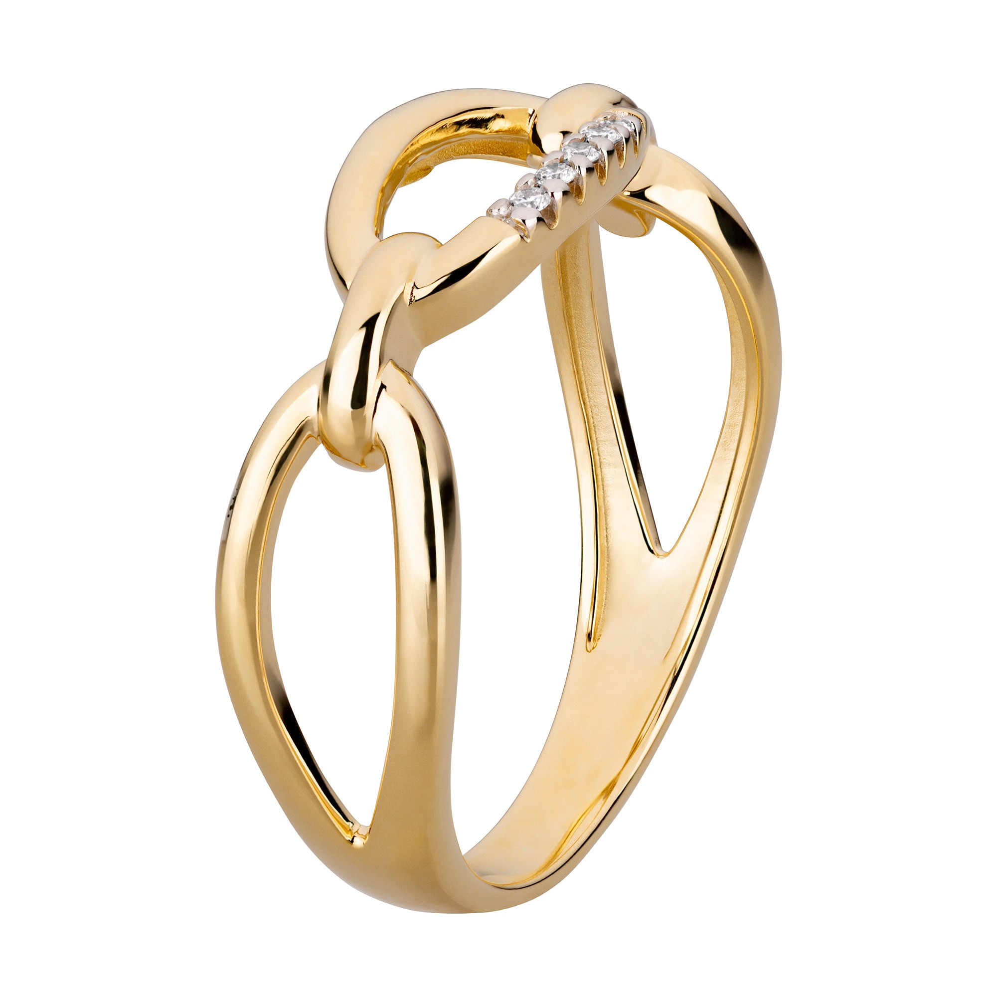 Orolino Fingerring »Gold 585 mit 5x Brillant 0,025ct.«