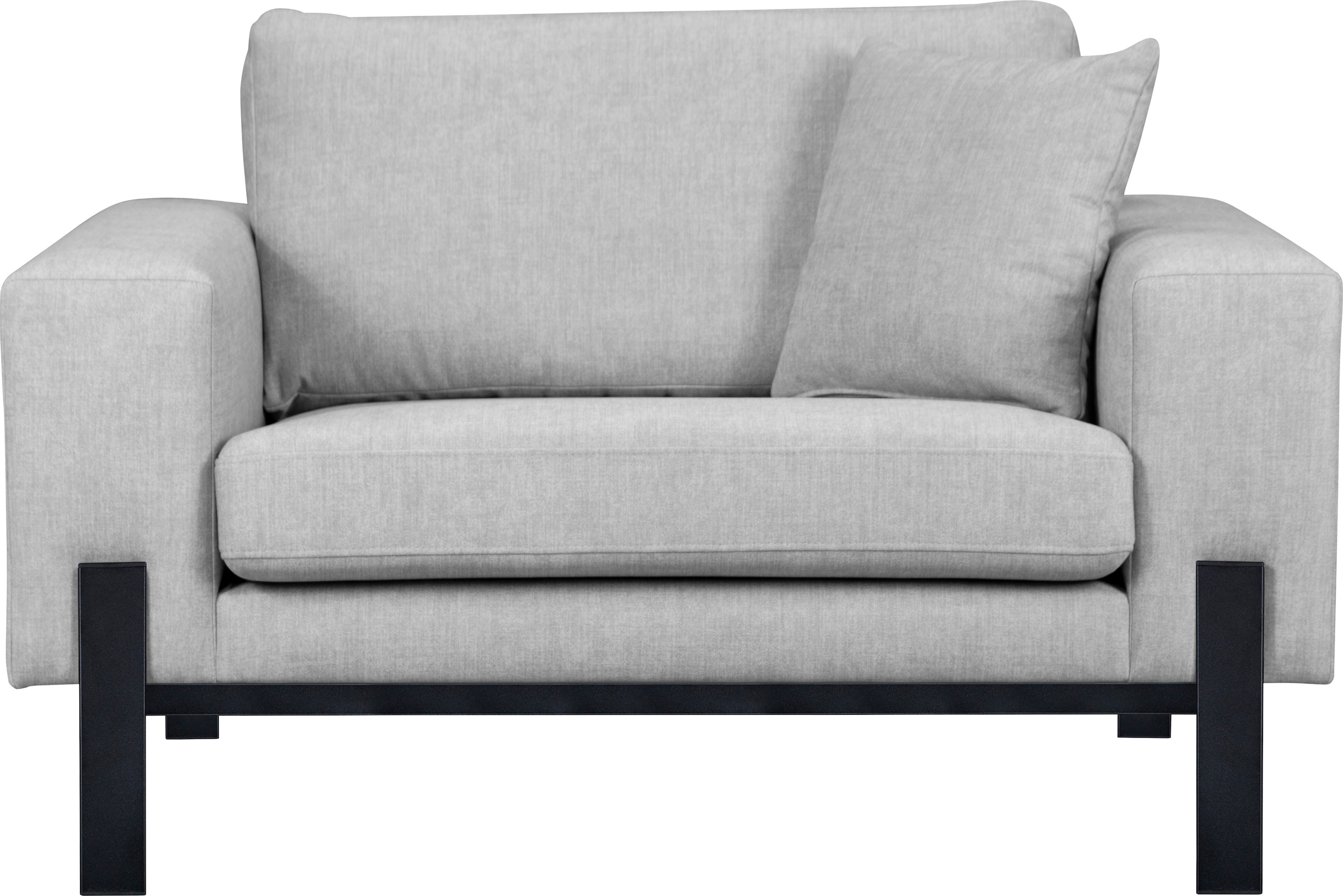 OTTO products Loveseat "Ennis Sessel Metallgestell", Verschiedene Bezugsqua günstig online kaufen