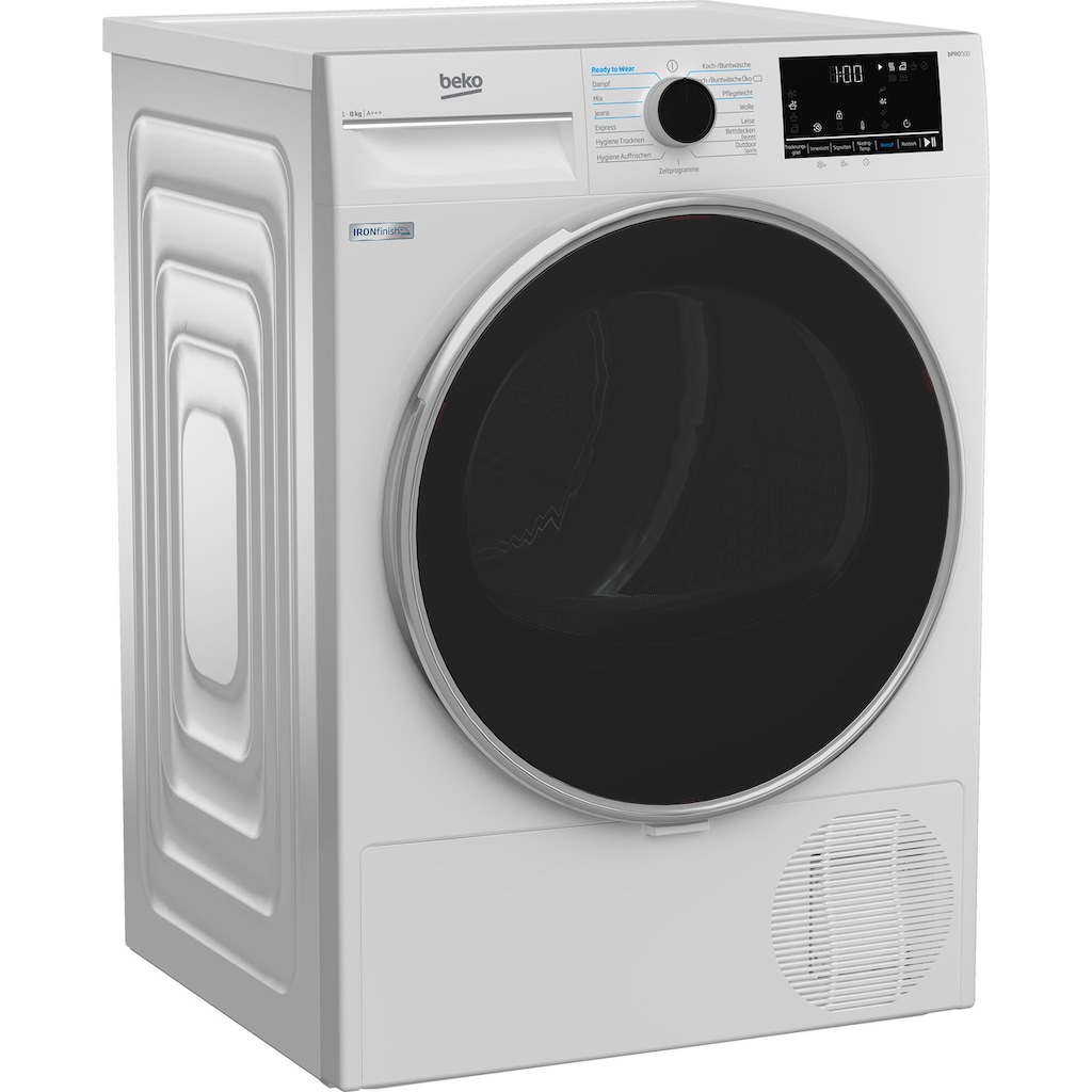 BEKO Wärmepumpentrockner »B5T4824IF«, 8 kg