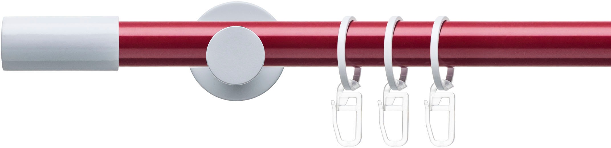 Liedeco Gardinenstange »Fertigstilgarnitur 20 mm Power Celebration Zylinder günstig online kaufen