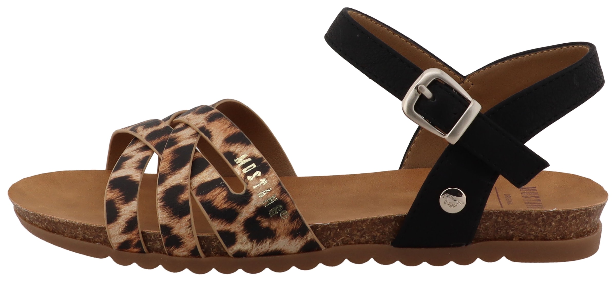 Mustang Shoes Riemchensandale »Nannette«  Sandalette, Sommerschuh mit verstellbarer Schnalle