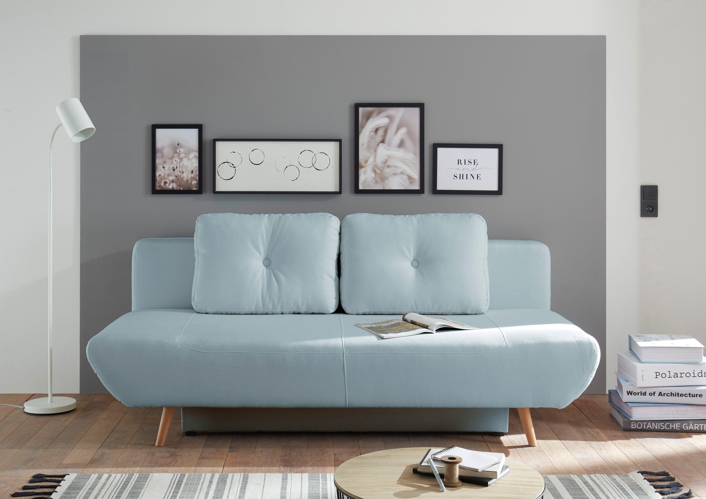 Home affaire Schlafsofa »Segmon« einfach in ein bequemes Bett umwandeln, in günstig online kaufen