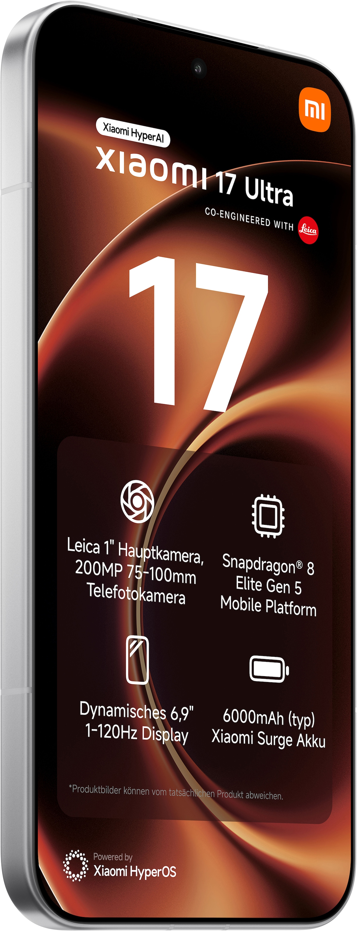 Xiaomi Smartphone »17 Ultra 16+512GB« Weiß