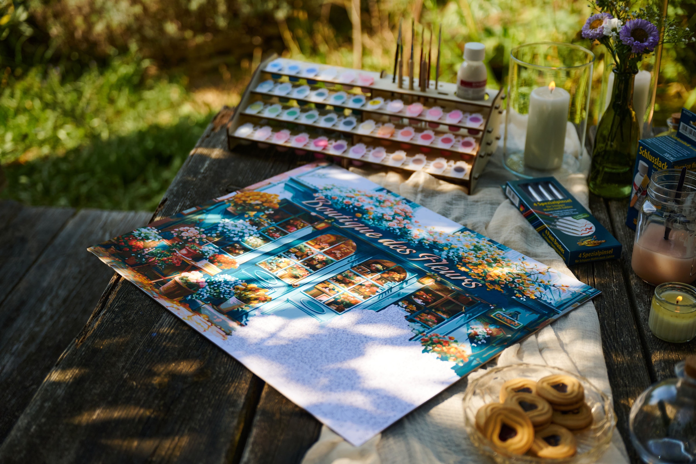 Schipper Malen nach Zahlen »Meisterklasse Premium - Französischer Blumenladen« Made in Germany