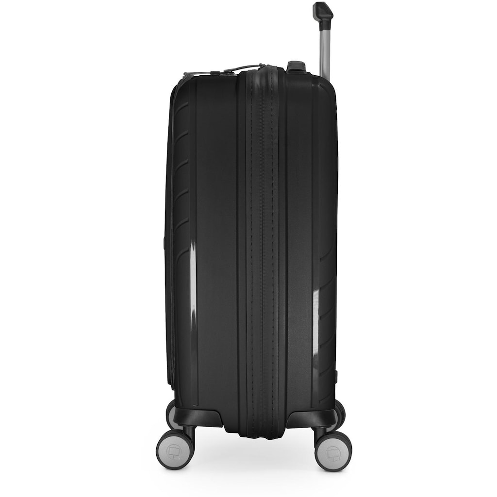 Hauptstadtkoffer Hartschalen-Trolley »TXL, schwarz, 55 cm«, 4 Rollen