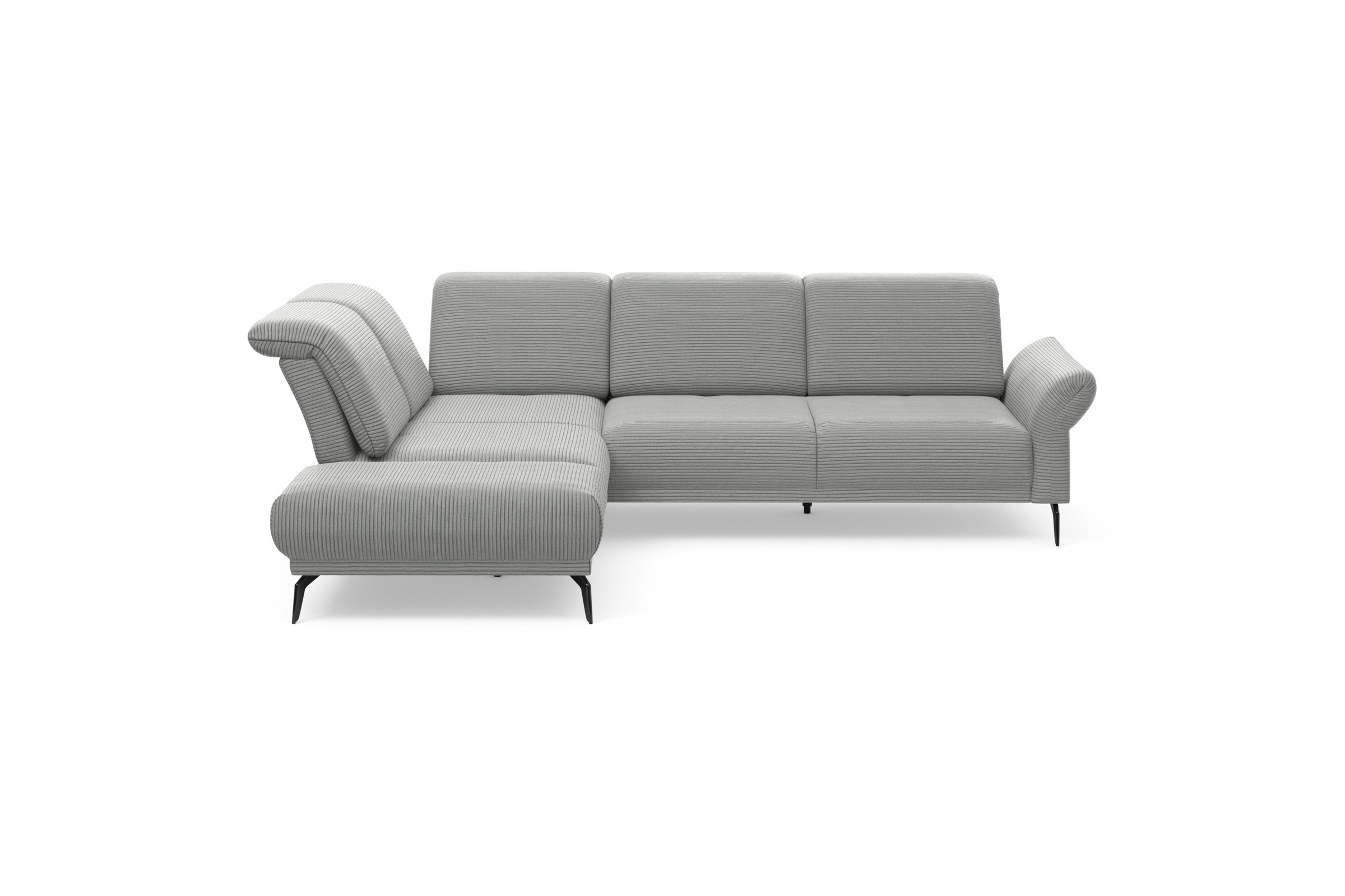 Home affaire Ecksofa »Coco L-Form« Sitztiefen-, Arm- und Kopfteilverstellun günstig online kaufen