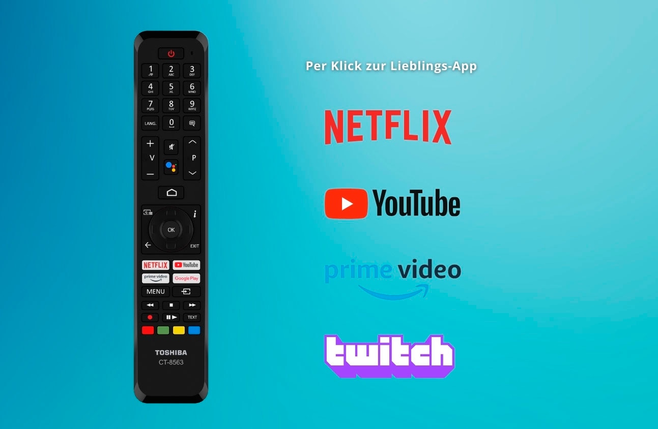 Toshiba LED-Fernseher »43QA7D63DG«, 4K Ultra HD, Android TV