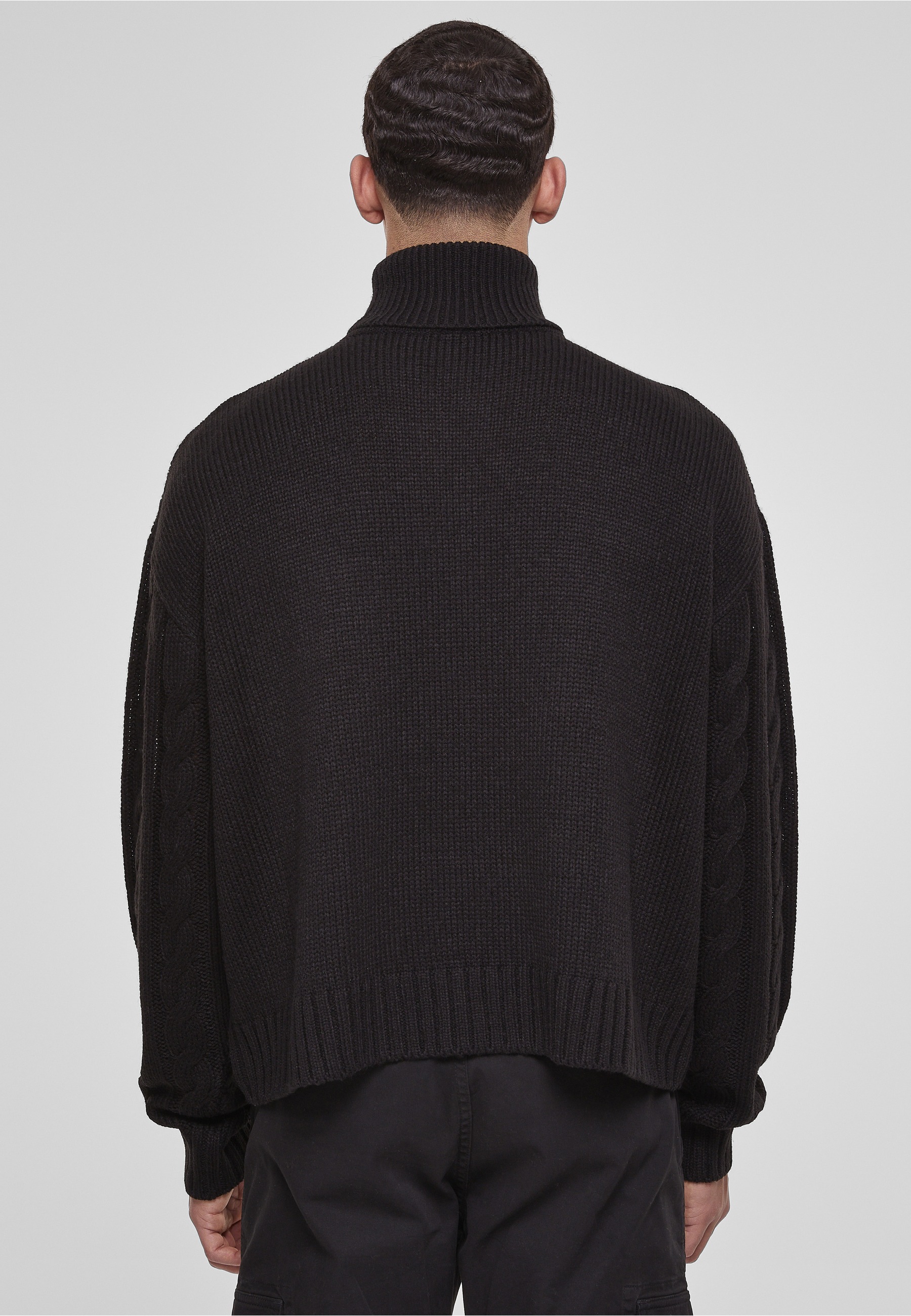 URBAN CLASSICS Rundhalspullover »Urban Classics Herren Boxy Roll Neck Sweater« 1 Stk.