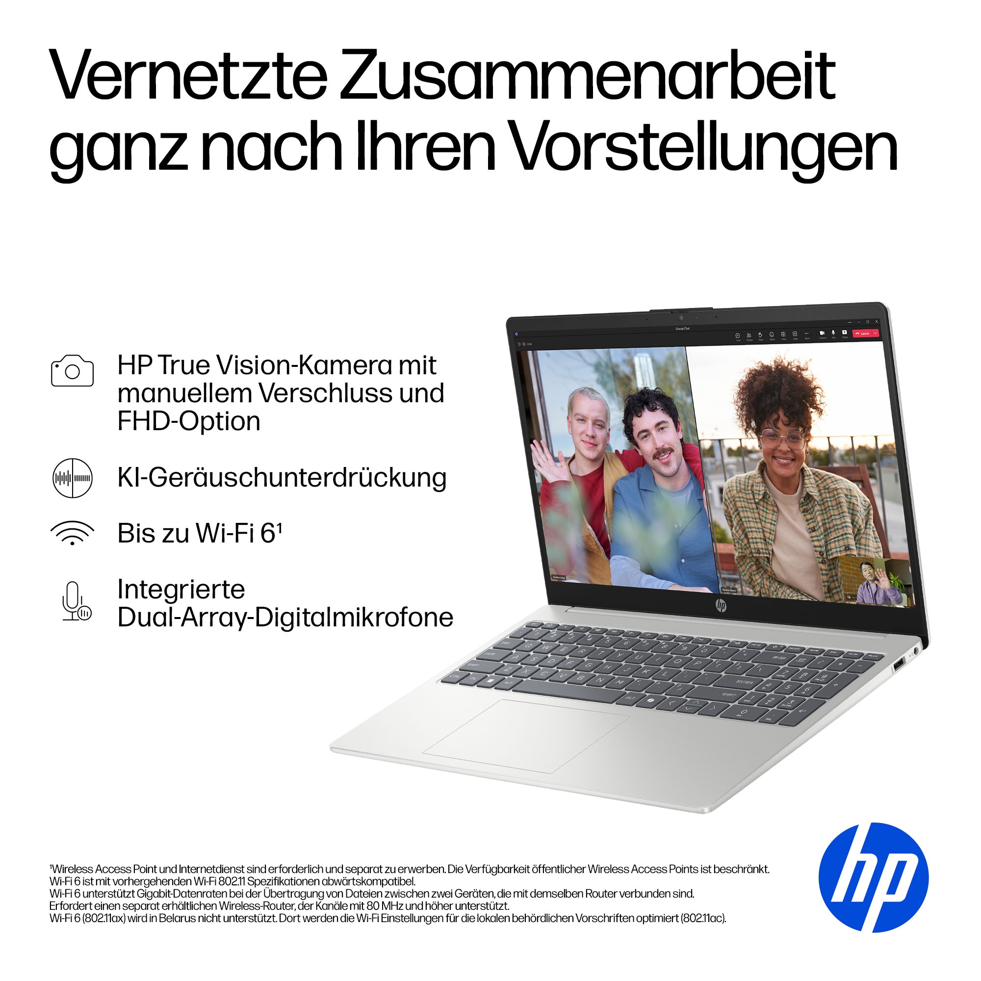 HP Notebook »15-fc1054ngx« 39,6 cm / 15,6 ″ AMD Ryzen 5 Radeon Graphics 256 GB SSD