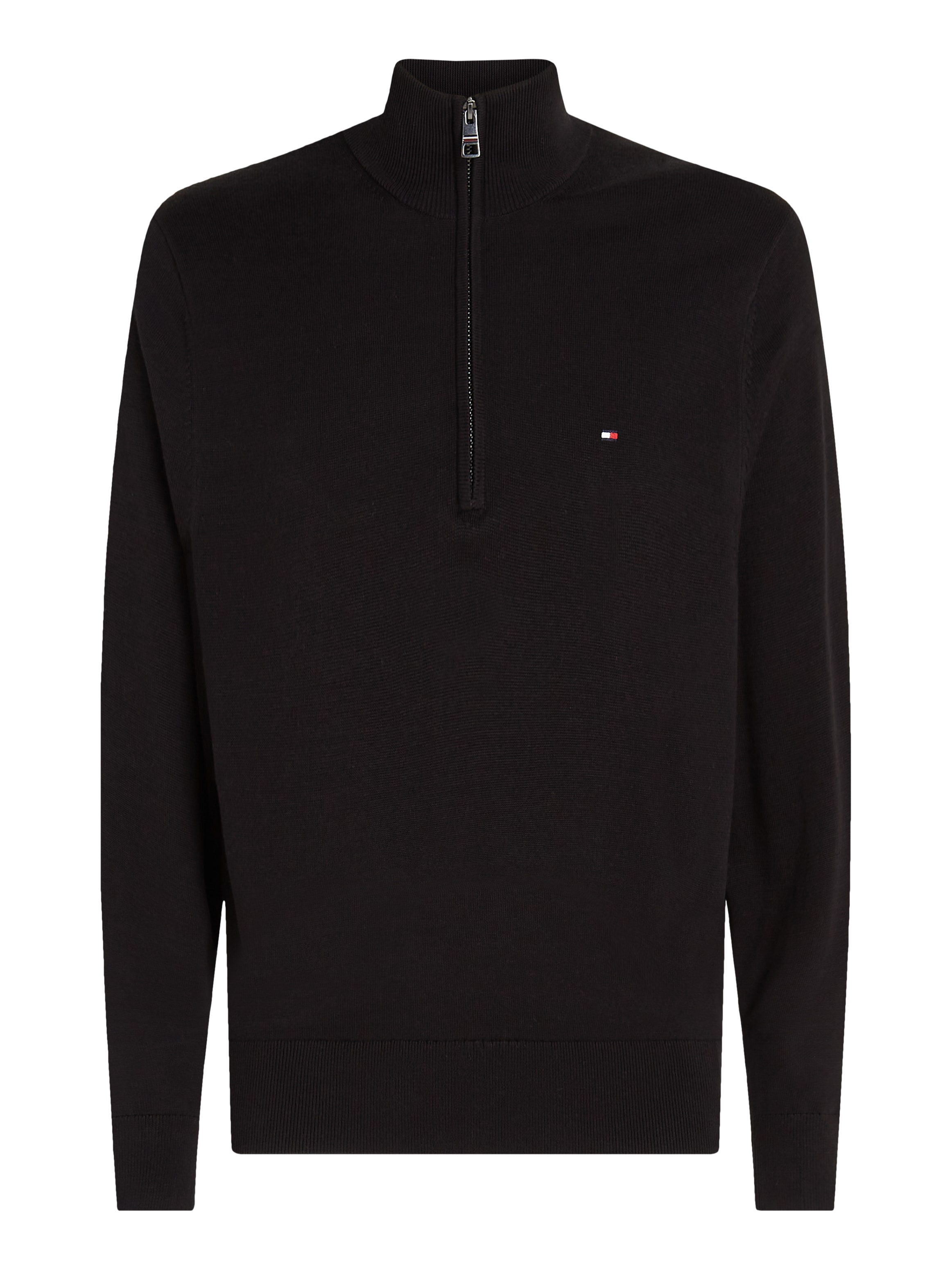 Tommy Hilfiger Troyer »ESSENTIAL COTTON ZIP MOCK«