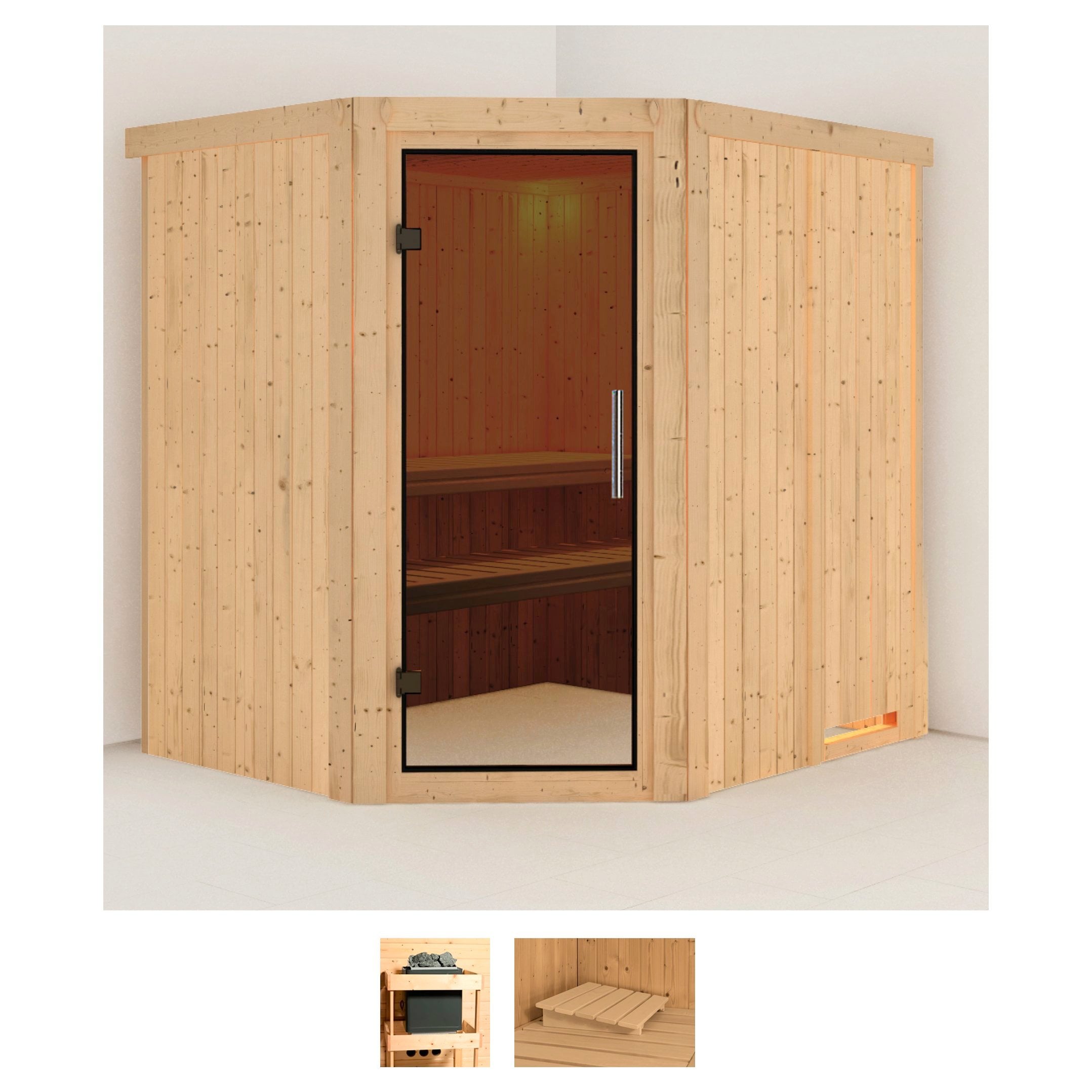 Karibu Sauna »Siirin« Set, ohne Ofen günstig online kaufen