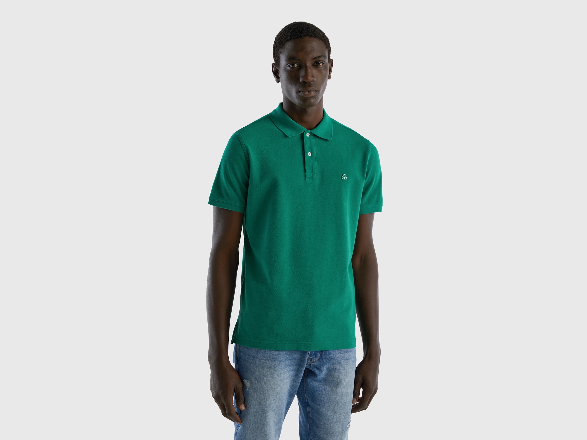 United Colors of Benetton Poloshirt, mit Logo in Brusthöhe online kaufen