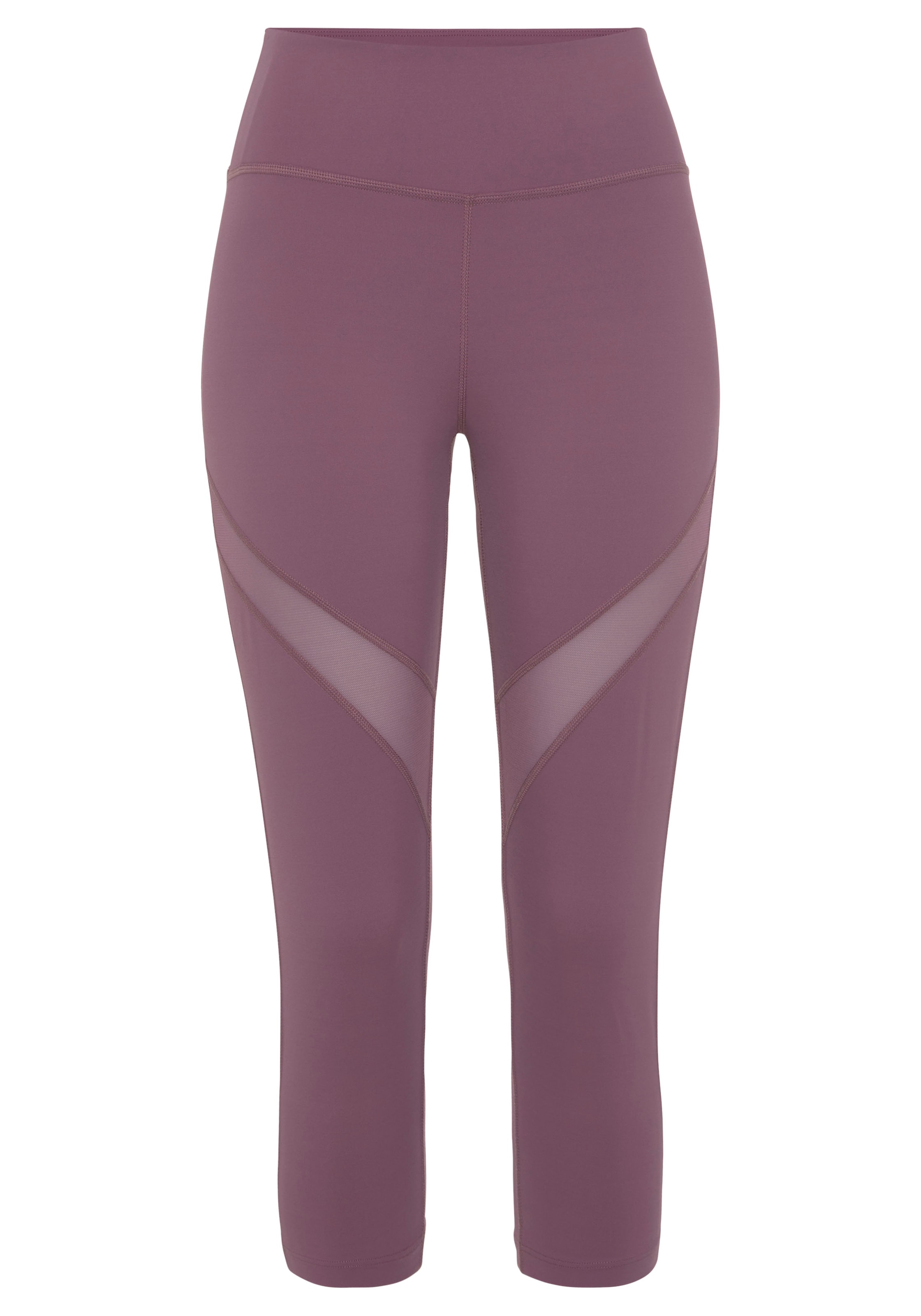 LASCANA ACTIVE Caprileggings, mit kleiner Raffung, Loungewear