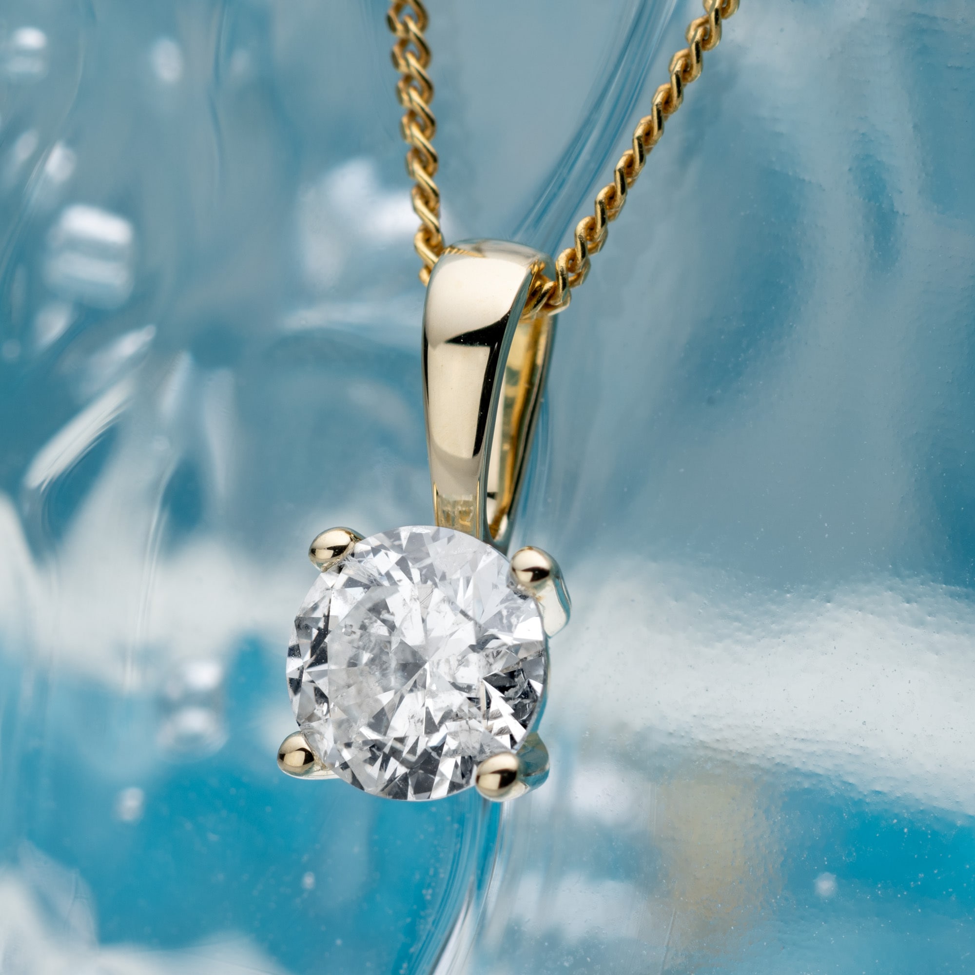 Orolino Kettenanhänger »585/- Gelbgold 1 Brill. 0,50 ct. H/P2«