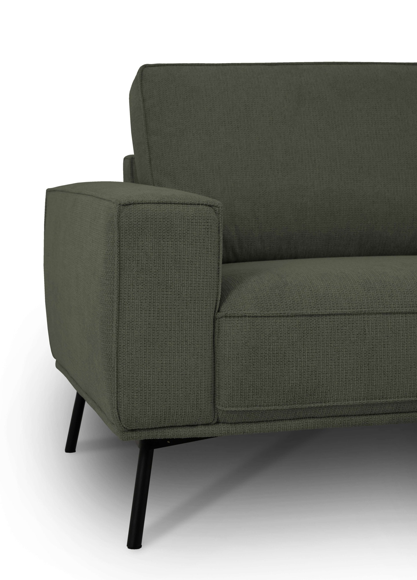 andas Ecksofa »Vosby«, Breite 260 cm, Chenille, mit dekorativer Kedernaht