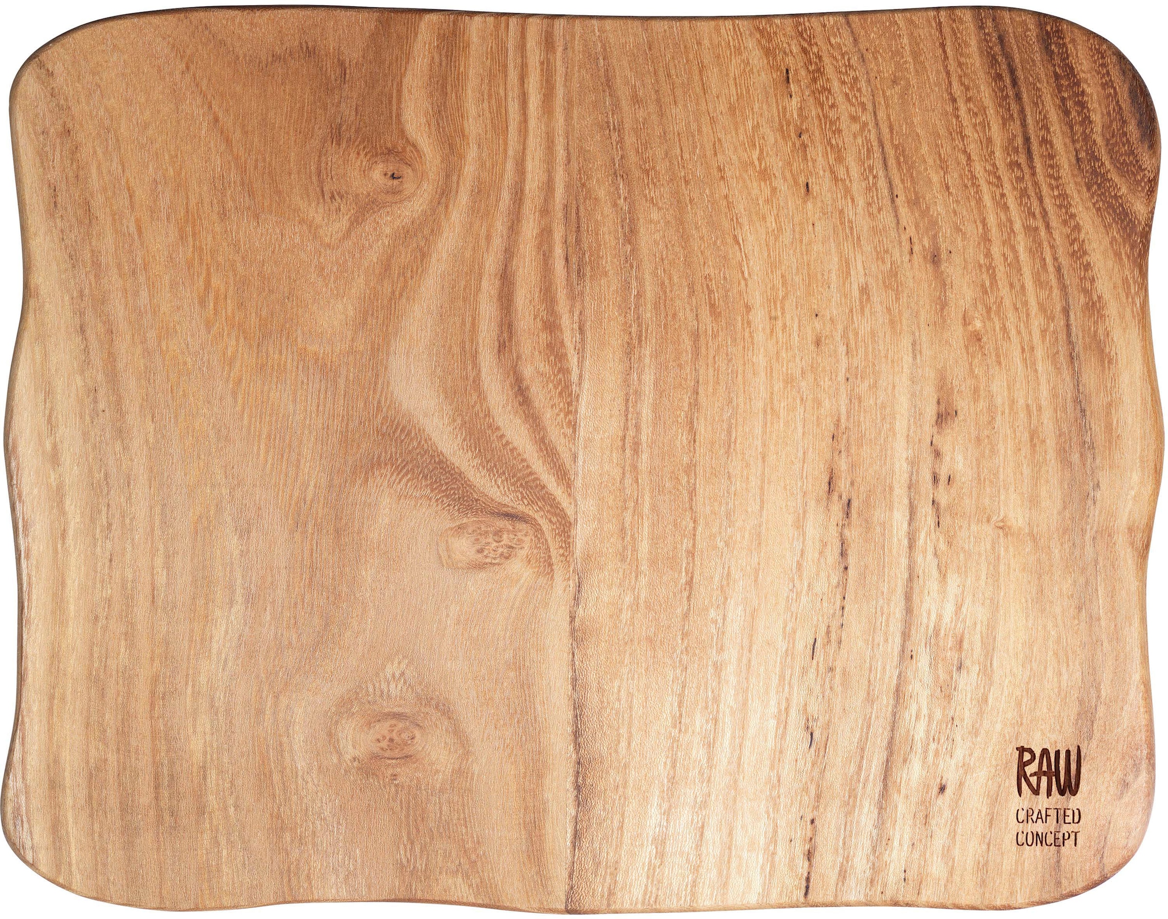 aida RAW Schneidebrett »RAW Teak«, organische Form, jedes Stückein Unikat günstig online kaufen