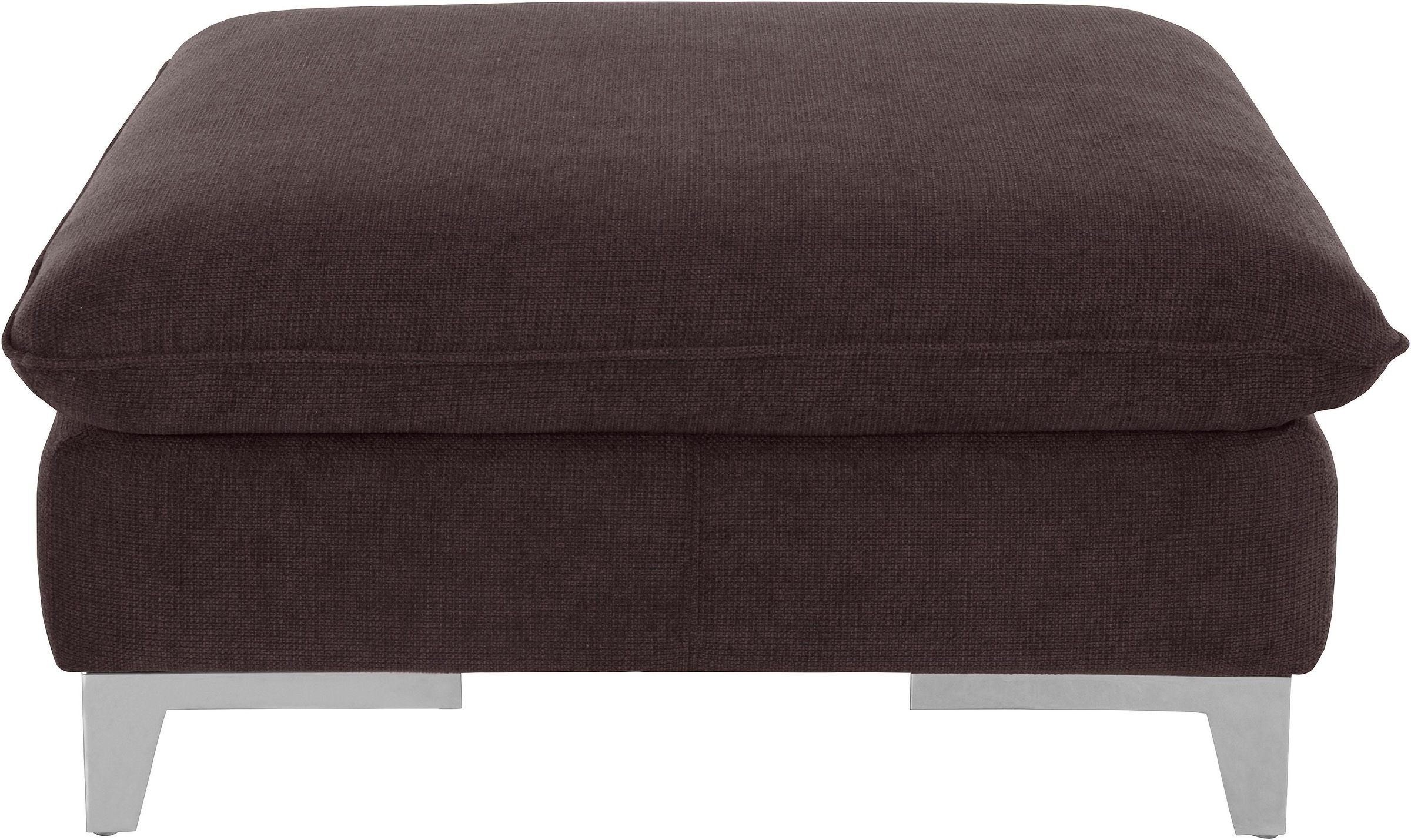 COTTA Polstergarnitur »Teresa«, (Set), Set bestehend aus: 3-Sitzer mit Kopfteilverstellung & Hocker