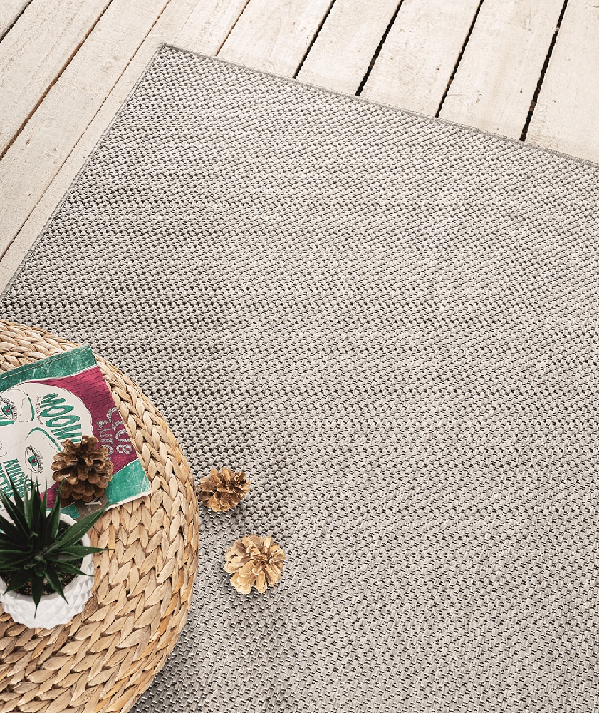 the carpet Teppich »Mistra round«, rund, 1 mm Höhe, moderner robuster In und Outdoor Teppich