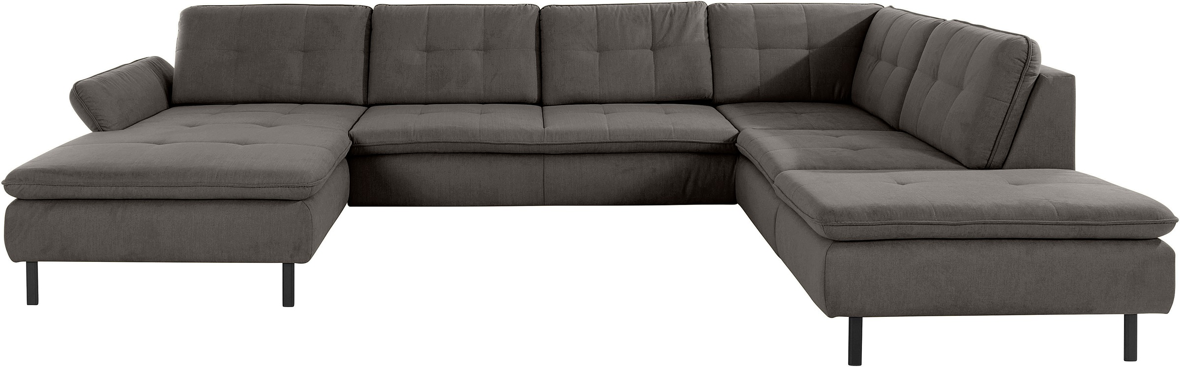 Home affaire Wohnlandschaft »Birkholm U-Form« Armlehnverstellung, auch in E günstig online kaufen