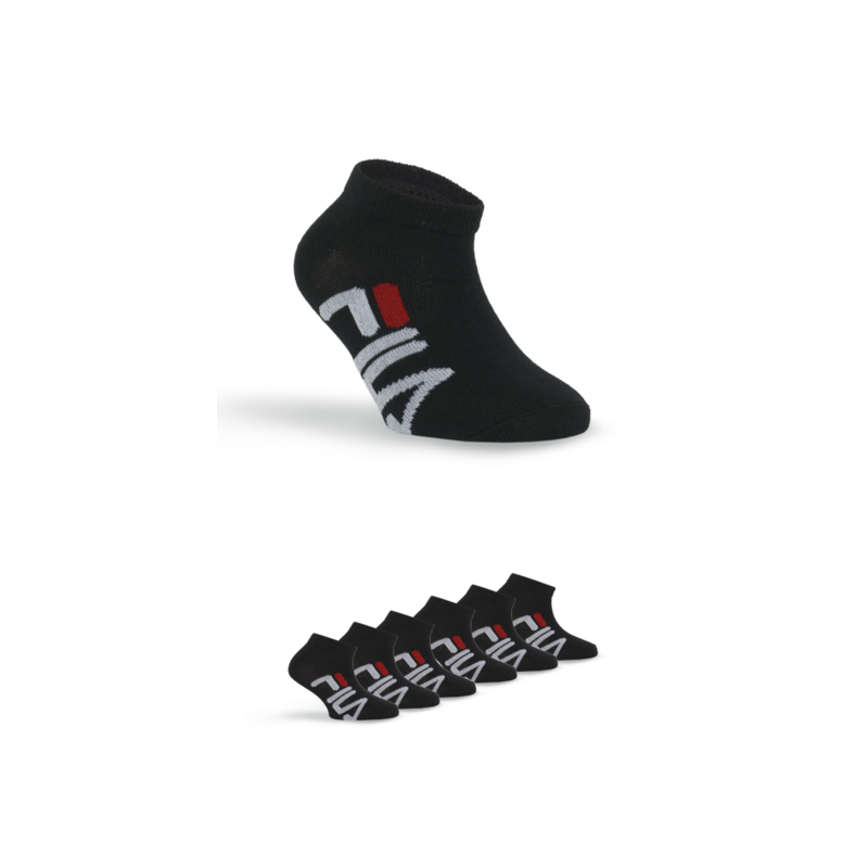 FILA Sneakersocken »JUNIOR UNISEX INVISIBLE SOCKS« 6 Paar tlg. mit Logoschriftzug seitlich schwarz 27-30 27-30 Kinderstrümpfe von Fila