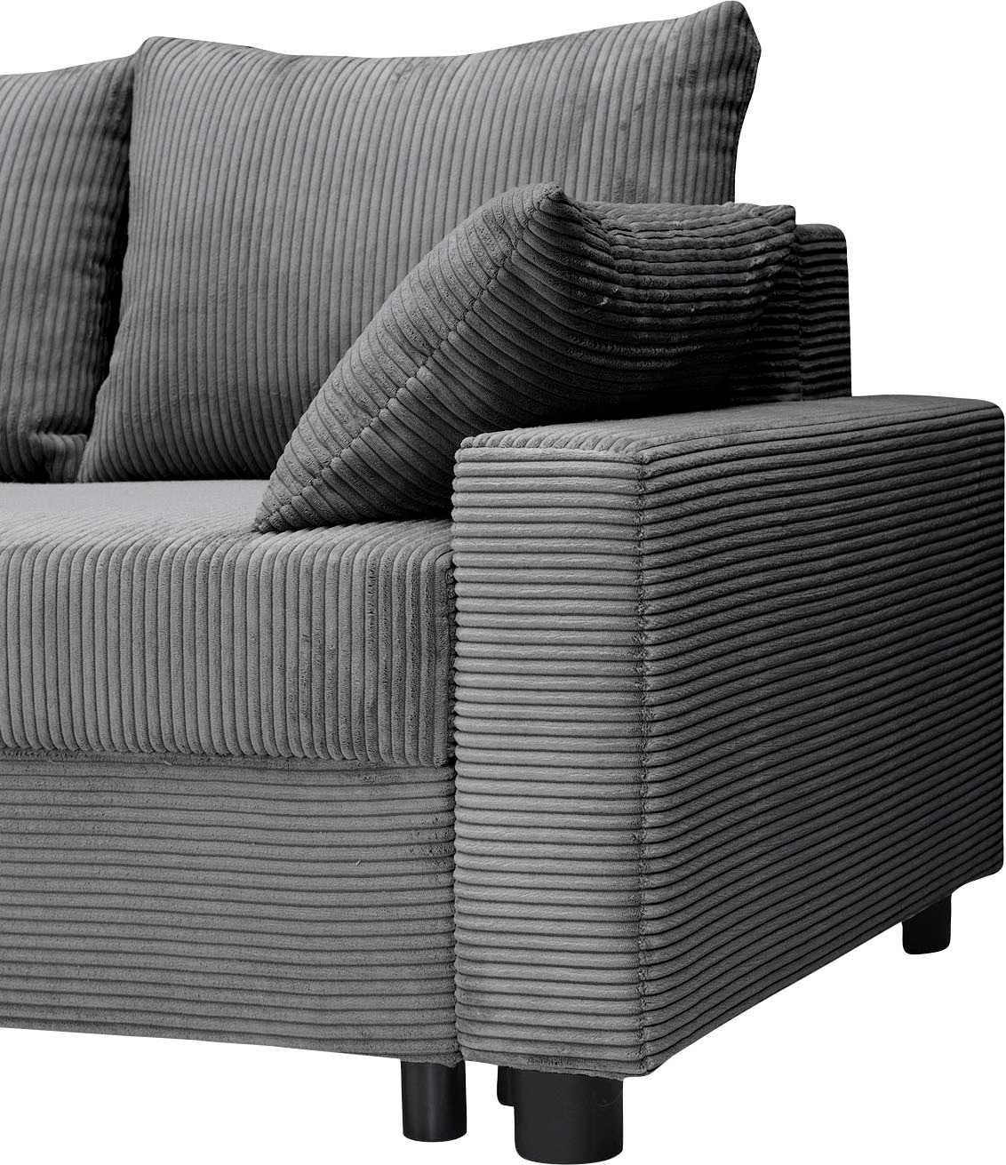 COLLECTION AB Ecksofa »Parma L-Form«, mit Schlaffunktion und Bettkasten, inklusive Kissen, Bonellfederkern