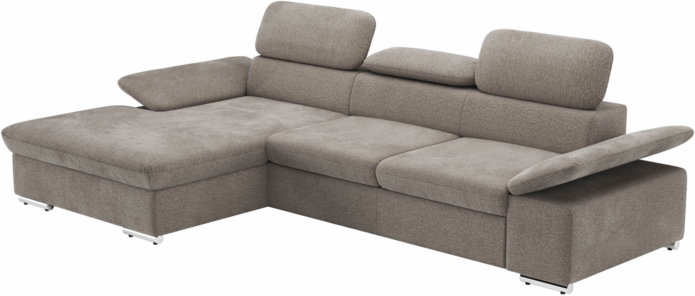 sit&more Ecksofa »Valantine L-Form«, inkl. Kopf- und Armteilverstellung, wahlweise mit Bettfunktion