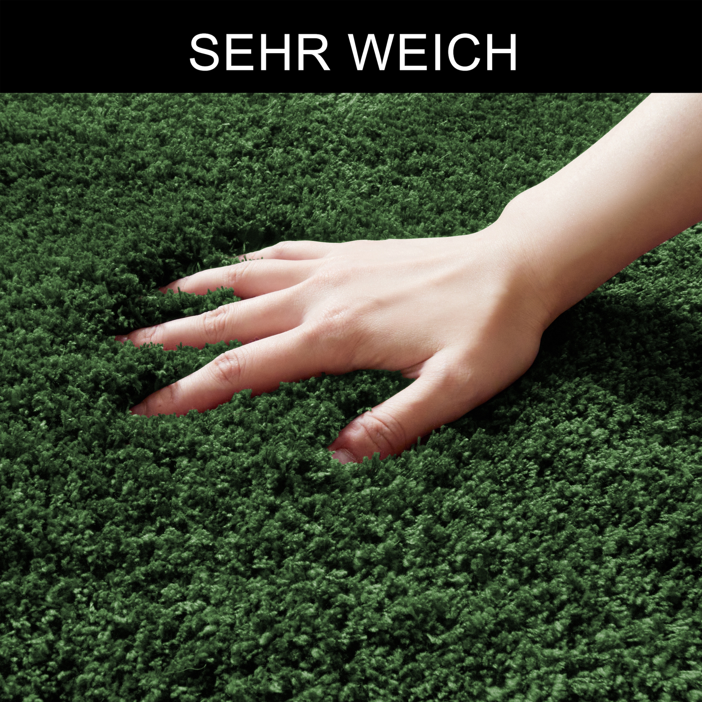 Möve Badematte »Superwuschel, Badvorleger, Badezimmer Teppich« Höhe 40 mm rutschhemmend beschichtet fußbodenheizungsgeeignet | schnell trocknend | strapazierfähig Mikrofaser-Badematte, Badteppich, rechteckig, rund & als 3-tlg. Set