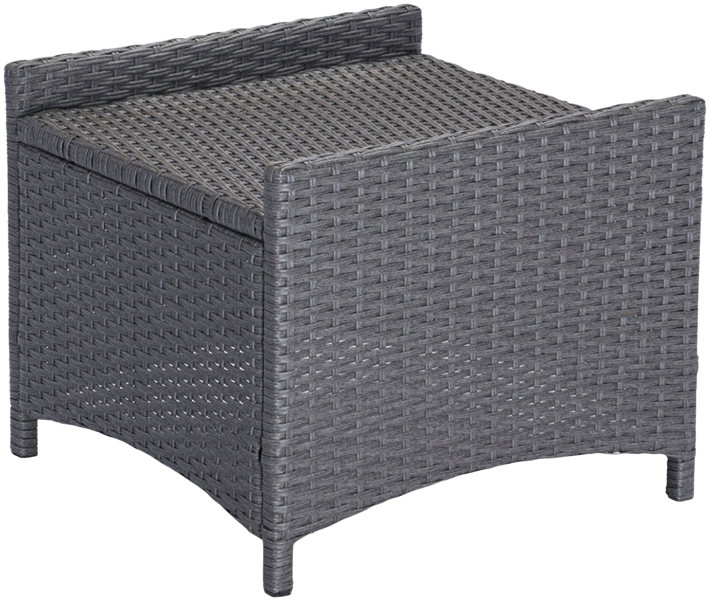 KONIFERA Garten-Essgruppe »Paris«, (Set, 17 tlg., 2x Fußhocker,inkl. Auflagen,Tischplatte aus Sicherheitsglas,Aluminium), Tisch: 200x100x75 cm, verstellbare Rückenlehne, inkl. Schutzhülle