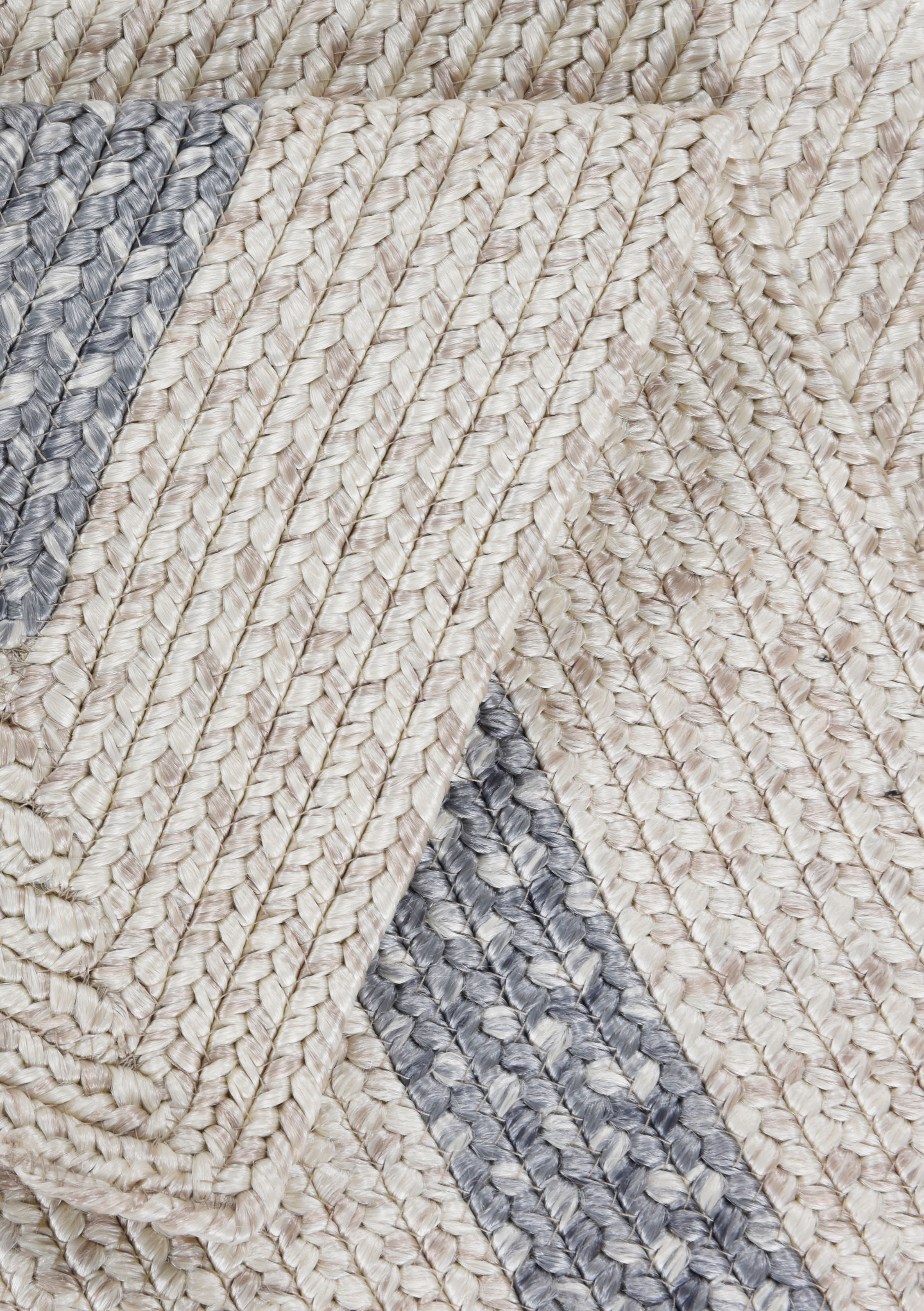 Gino Falcone Teppich »Benito« rechteckig 6 mm Höhe Flachgewebe, Uni Farben, mit Bordüre, Outdoor geeignet, auch in rund