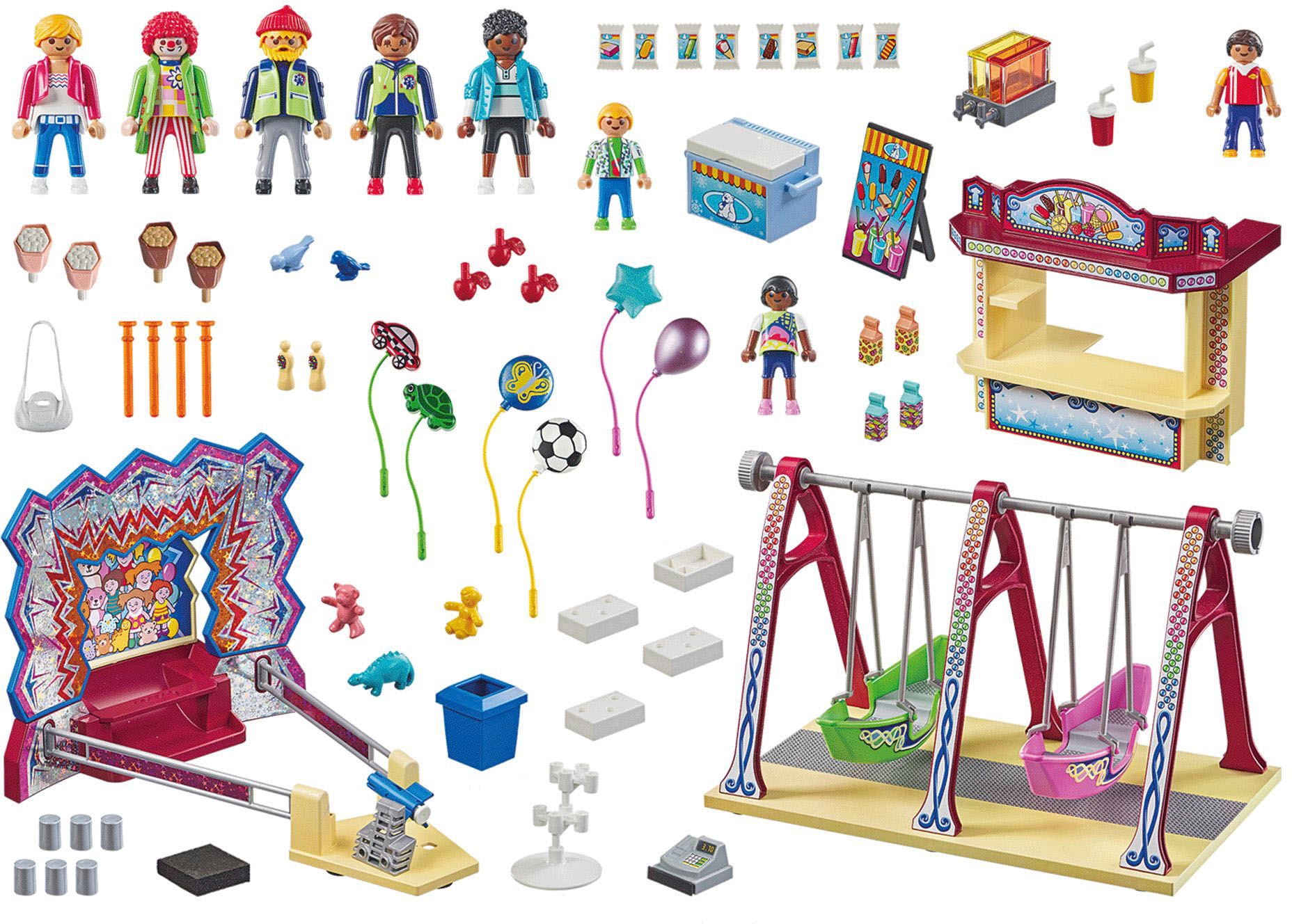 Playmobil® Konstruktions-Spielset »Freizeitpark (71452), Family Fun«, (135 St.), Made in Germany