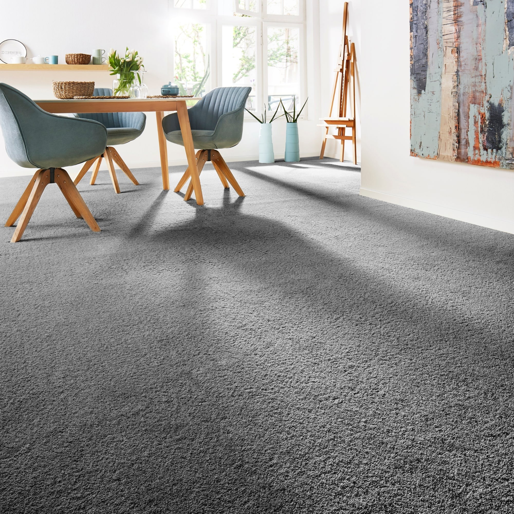 Andiamo Teppichboden »Softness, Velours, Made in Belgium«, rechteckig, 17 m günstig online kaufen