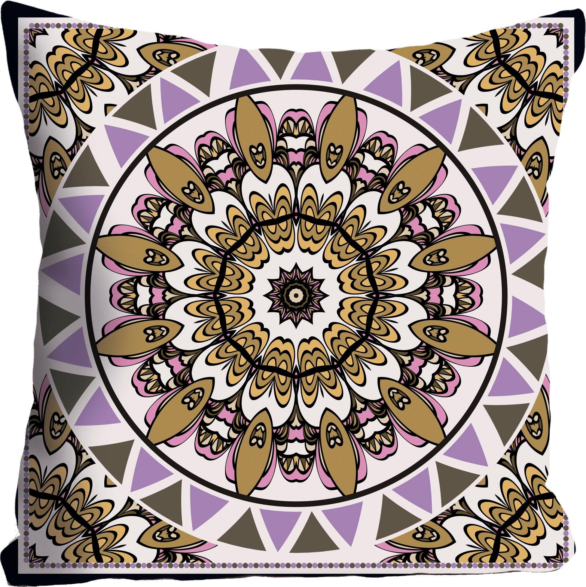 queence Dekokissen »»Mandala«,«, Kissenhülle ohne Füllung, 1 Stück günstig online kaufen