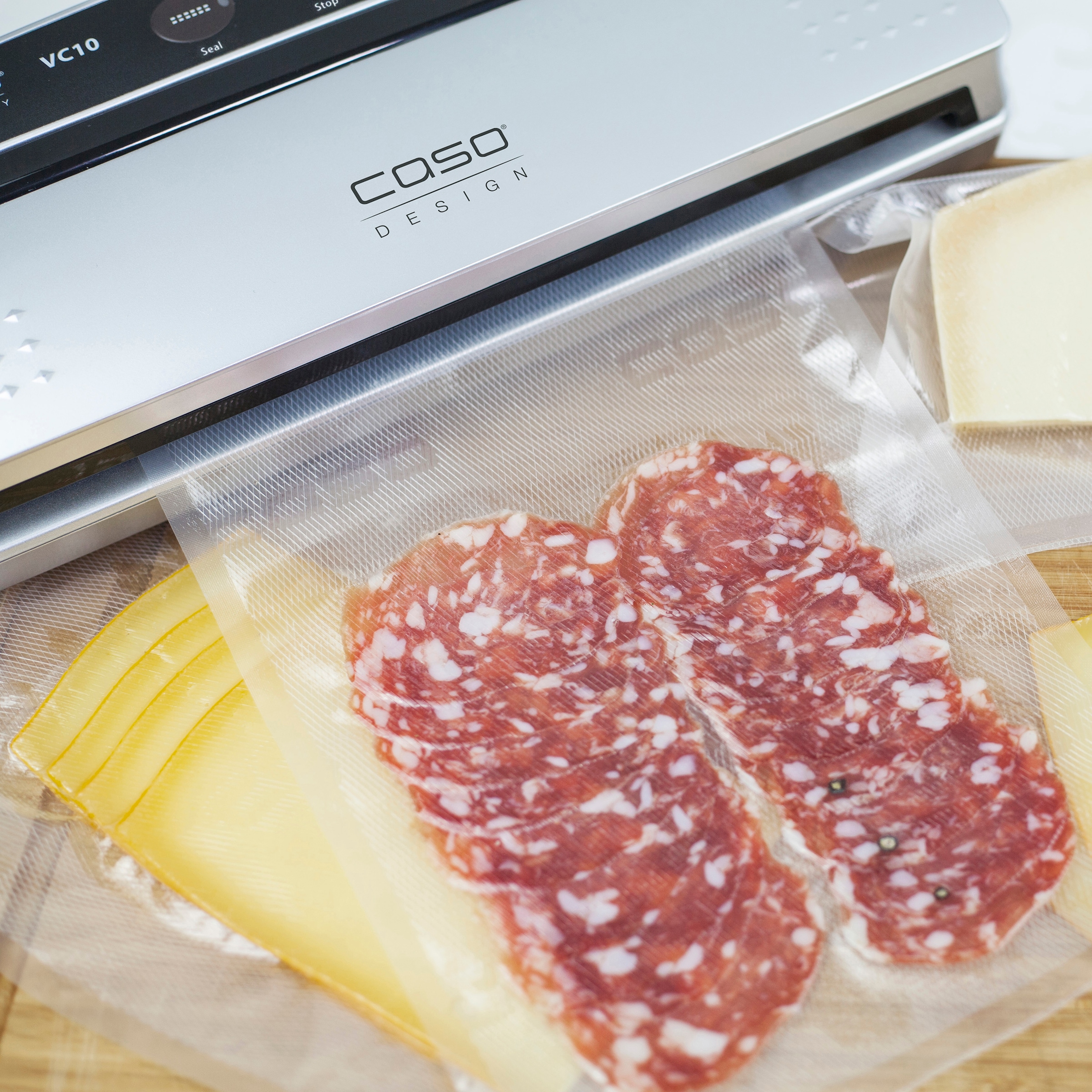 Caso Vakuumierer »VC10« Rollenbreite 30 cm 110 W inkl. 10 Profi-Beutel, separate Schweißfunktion