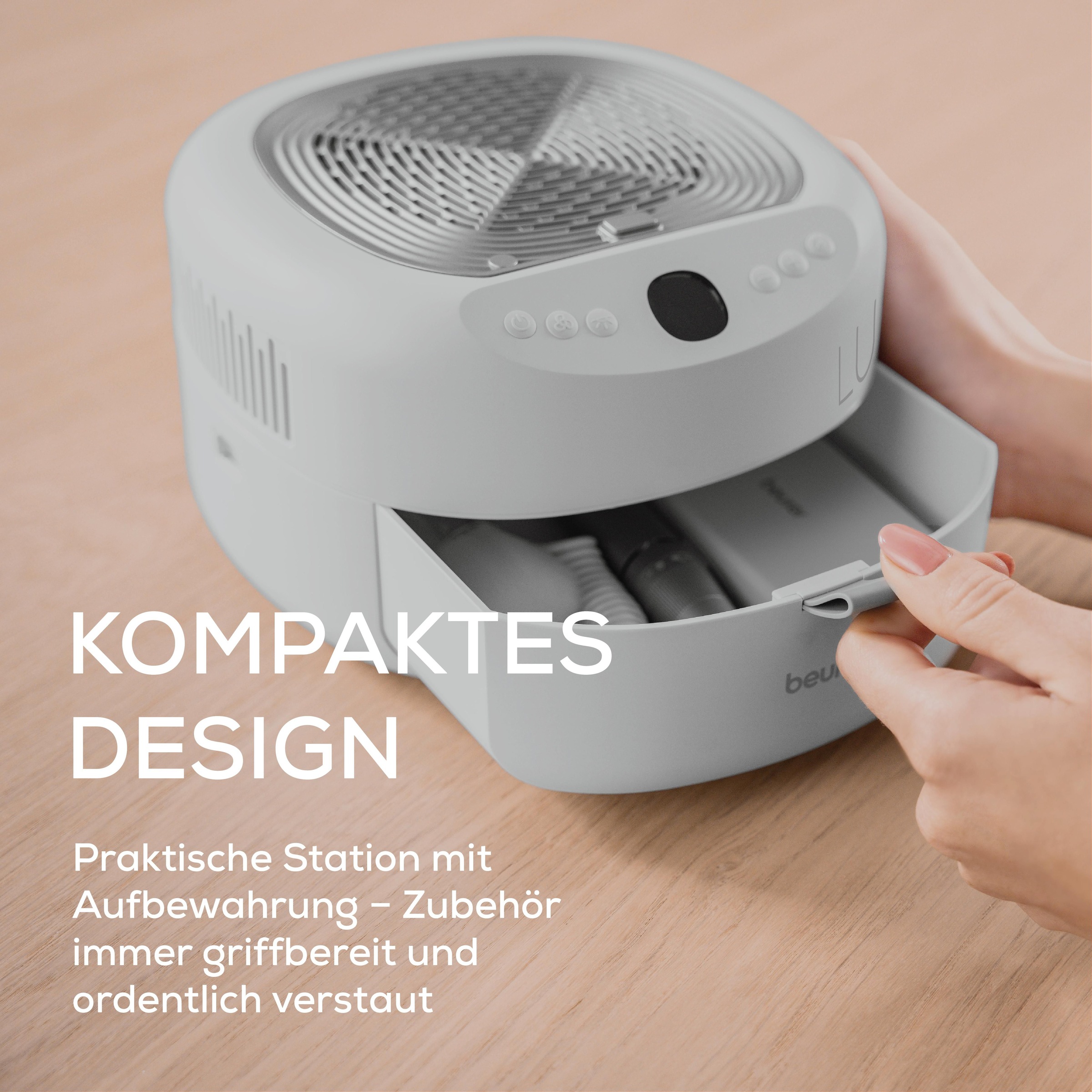 BEURER Maniküre-Pediküre-Set »MP 210 LUX, professionelle Maniküre-Pediküre-Station für zu Hause«, Mit Nagelfräser, UV/LED -Lampe und Nagelstaubabsauger